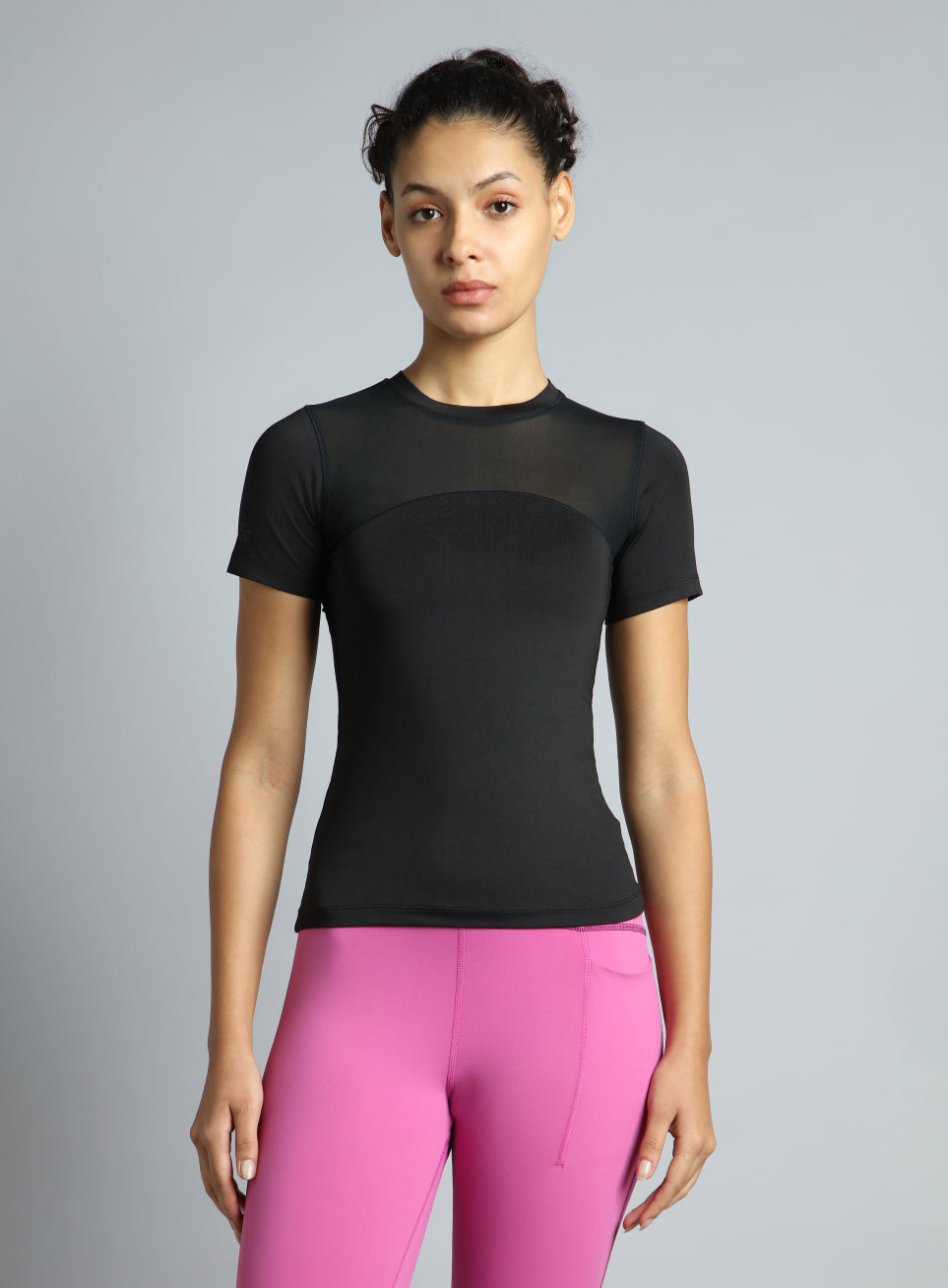Women's Black True Performance Sculpted Slim Fit T-shirt