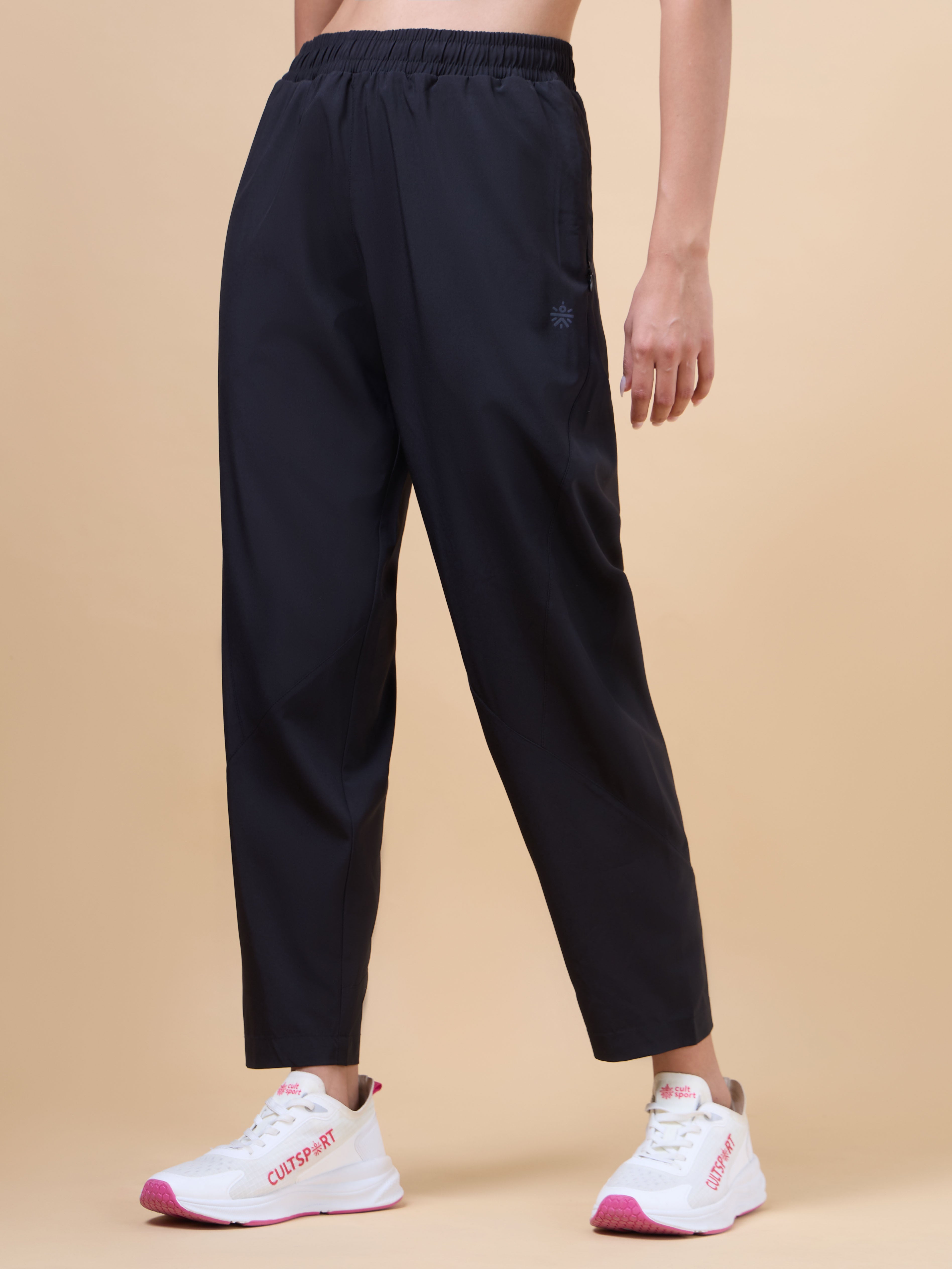 Women's Black True Performance Sculpted Trackpants