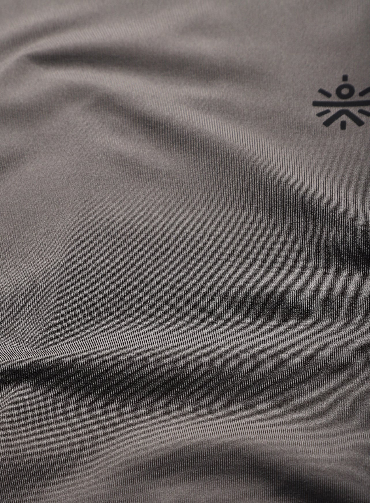 Men's Dark Grey Athletic Sculpted Slim fit T-shirt