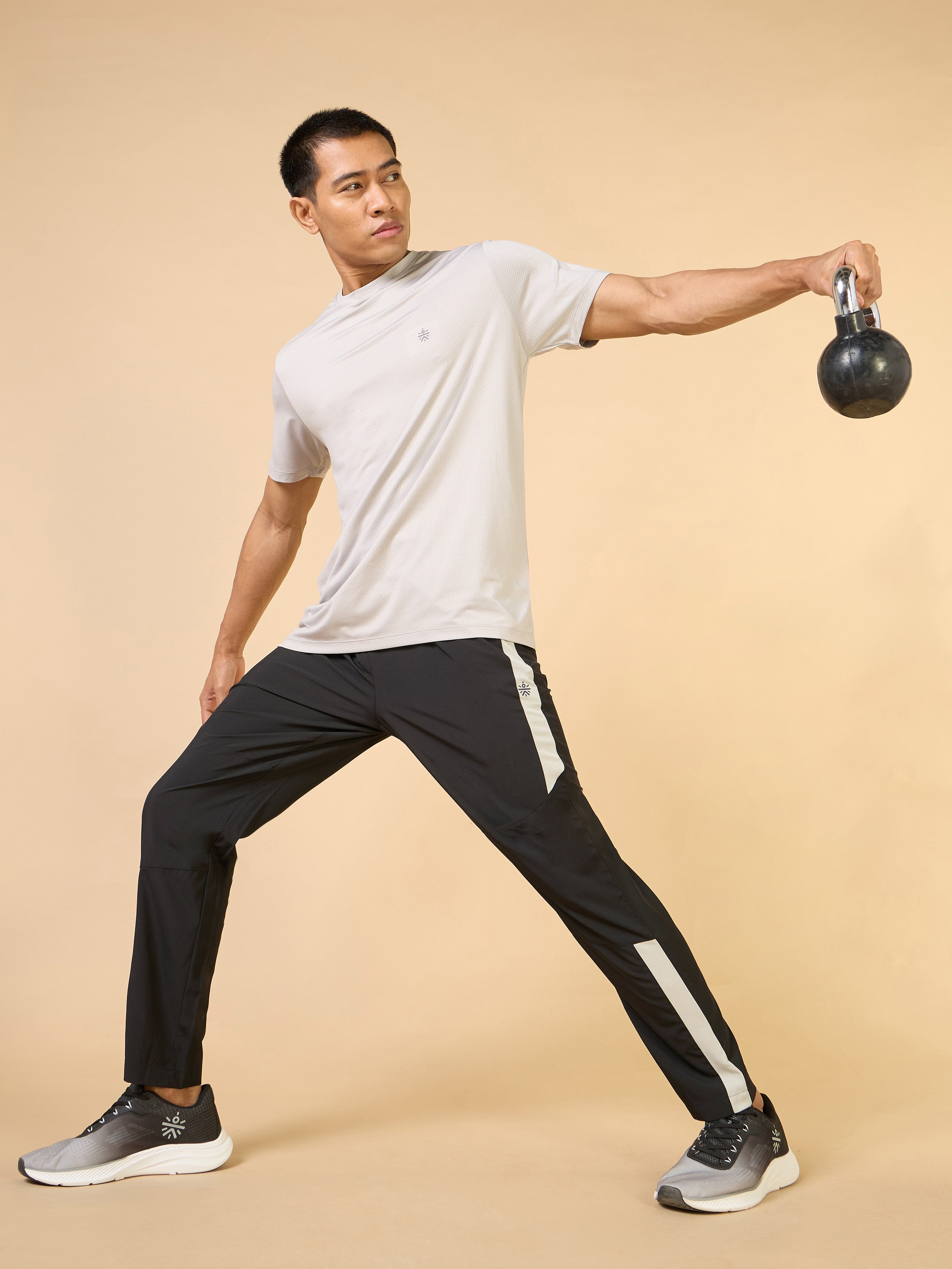 Men's Black Training All Form Trackpants