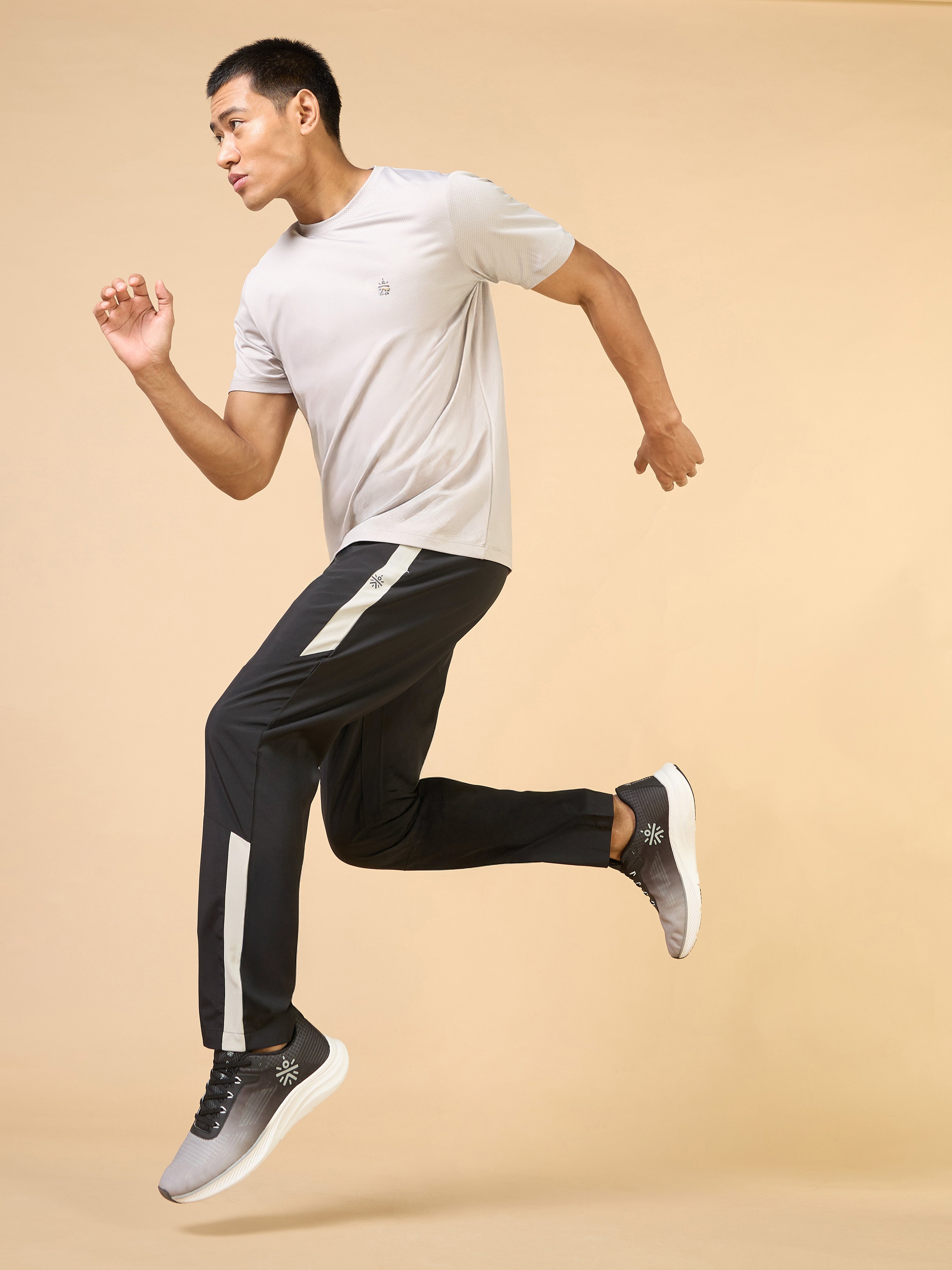 Men's Black Training All Form Trackpants