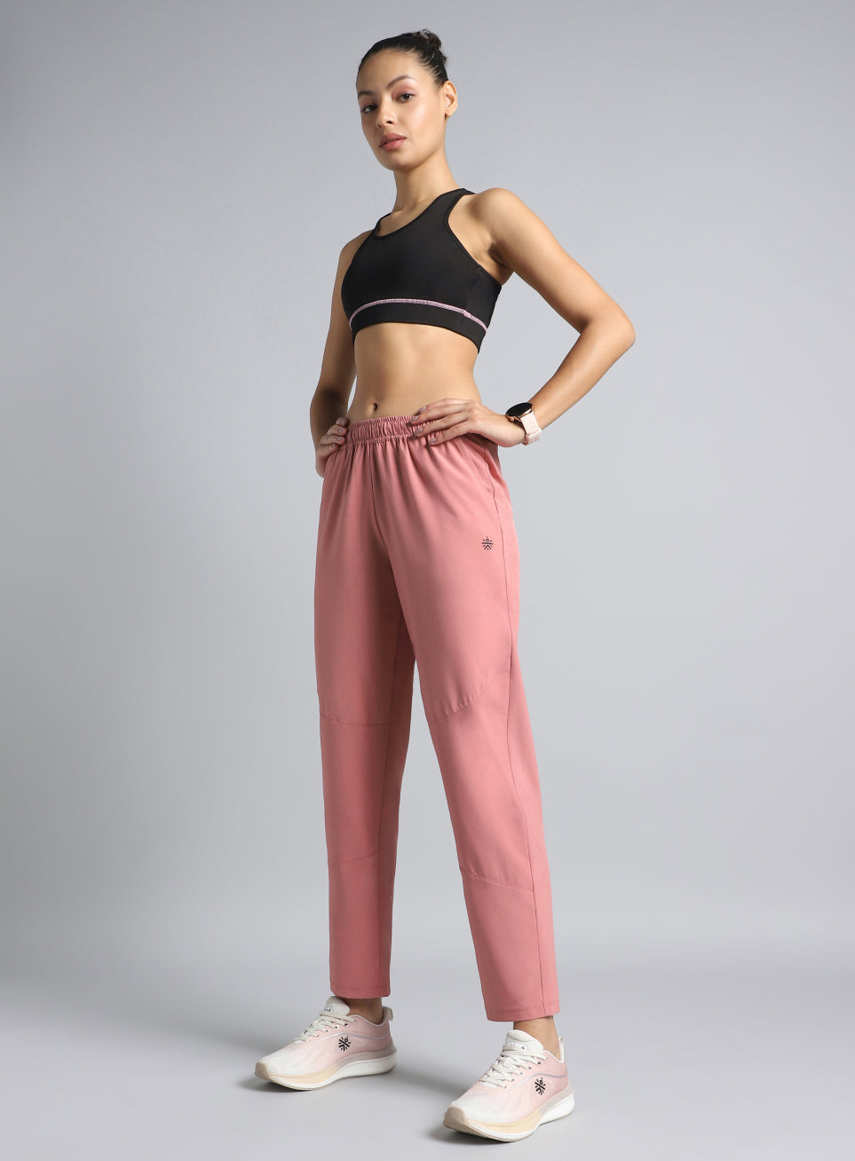 Women's Pink Training Sculpted Trackpants