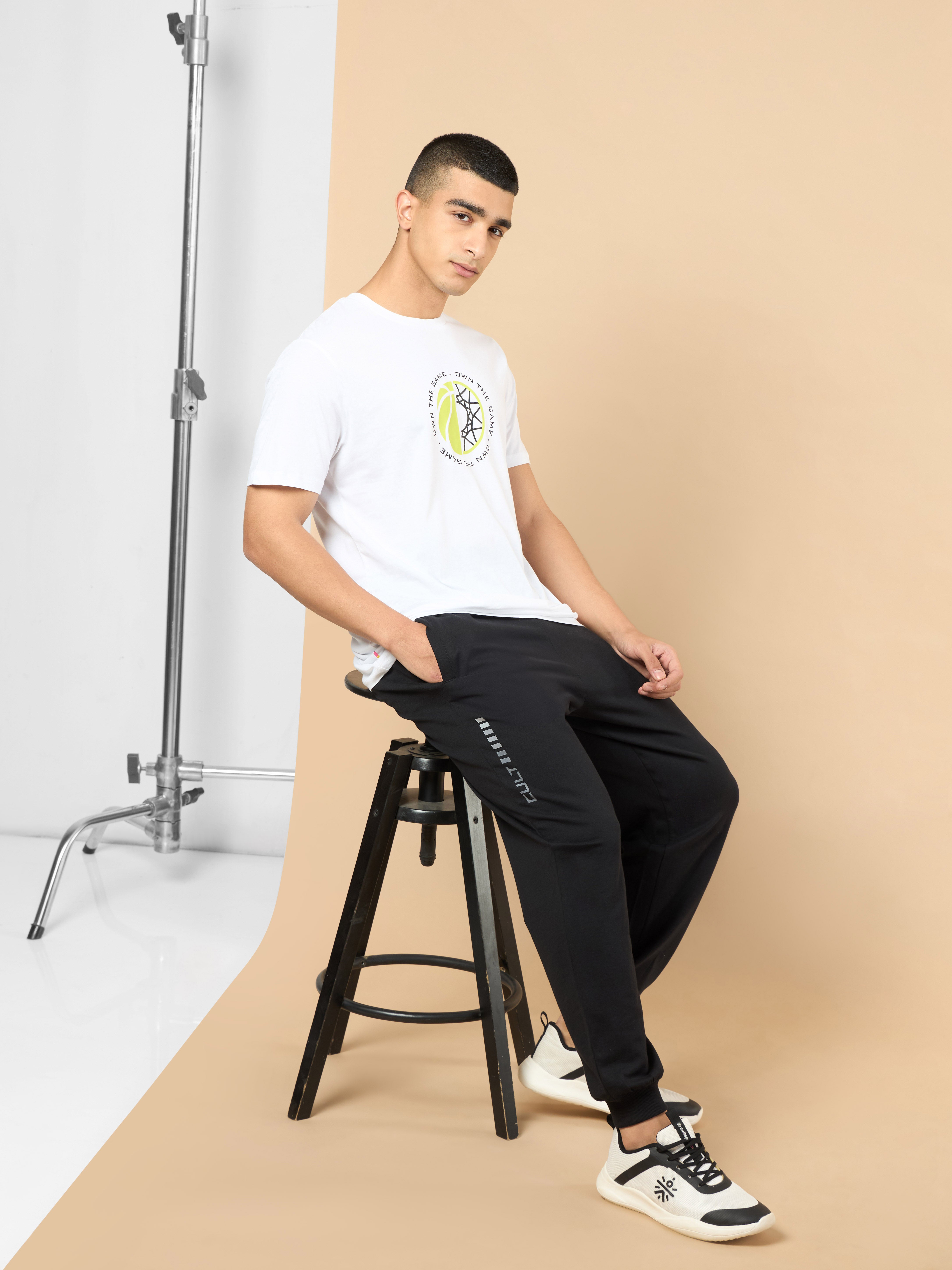 Men's Black Cult Training Joggers