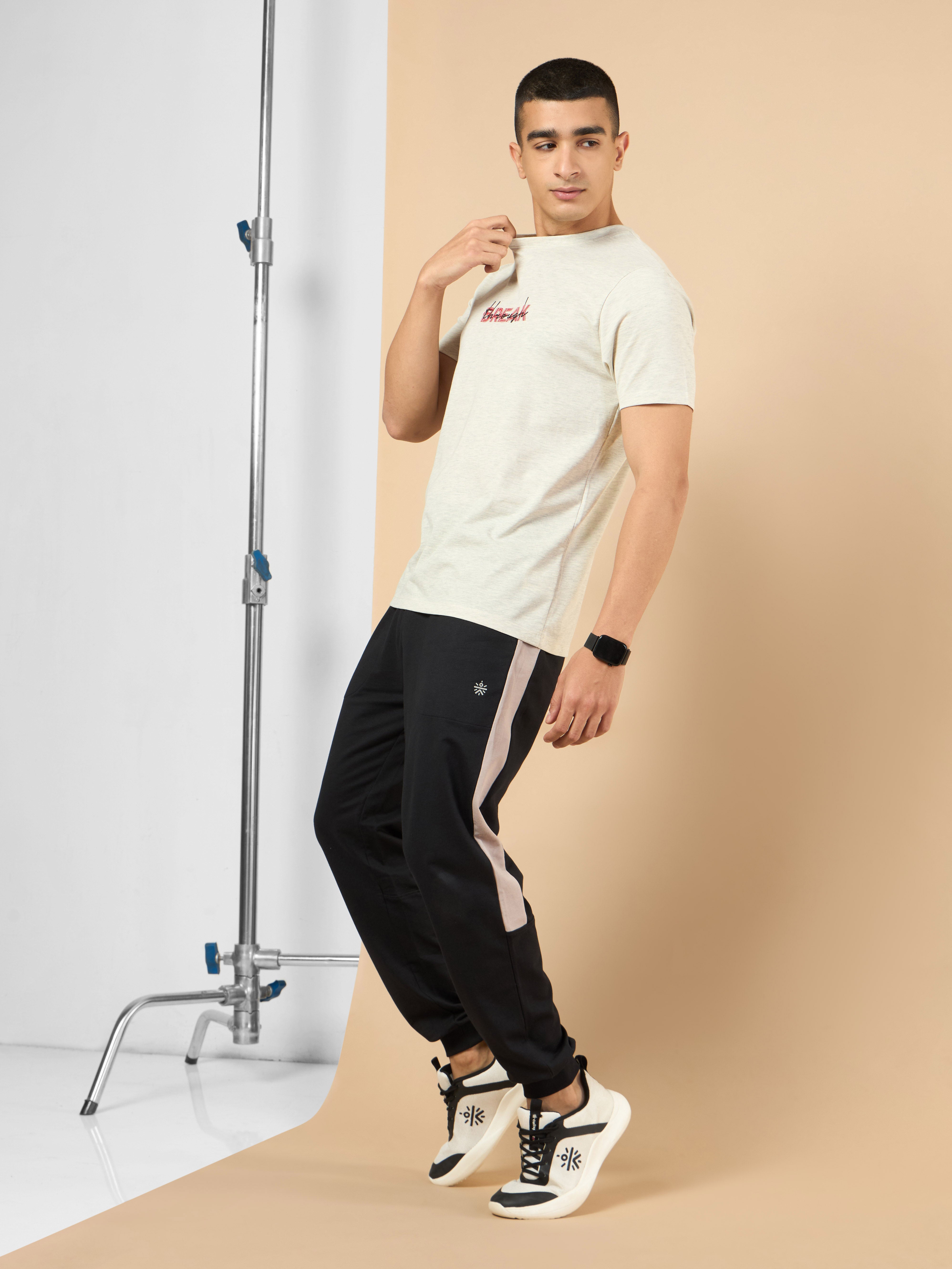 Men's Black Training Essential Joggers