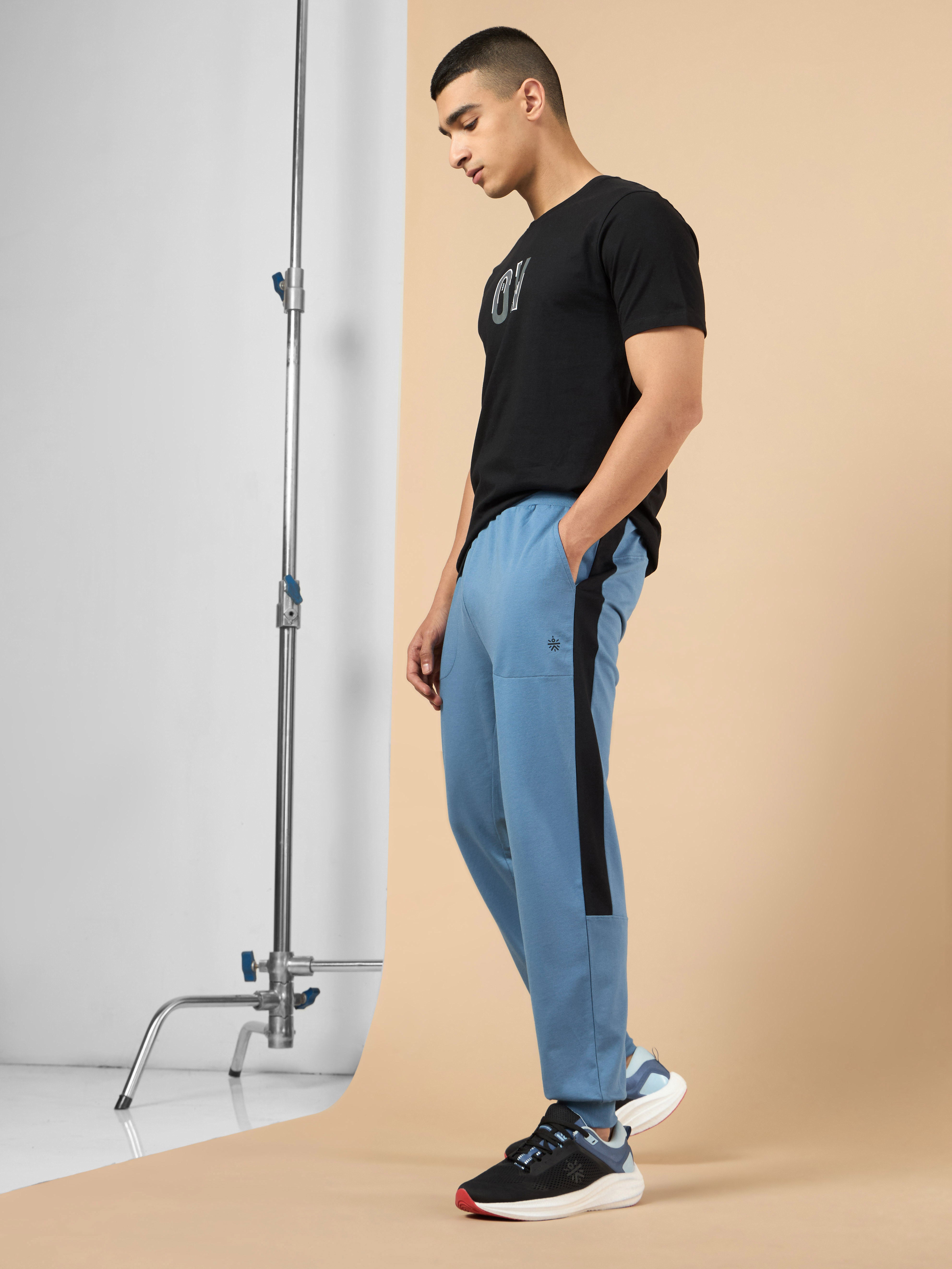 Men's Blue Training Essential Joggers