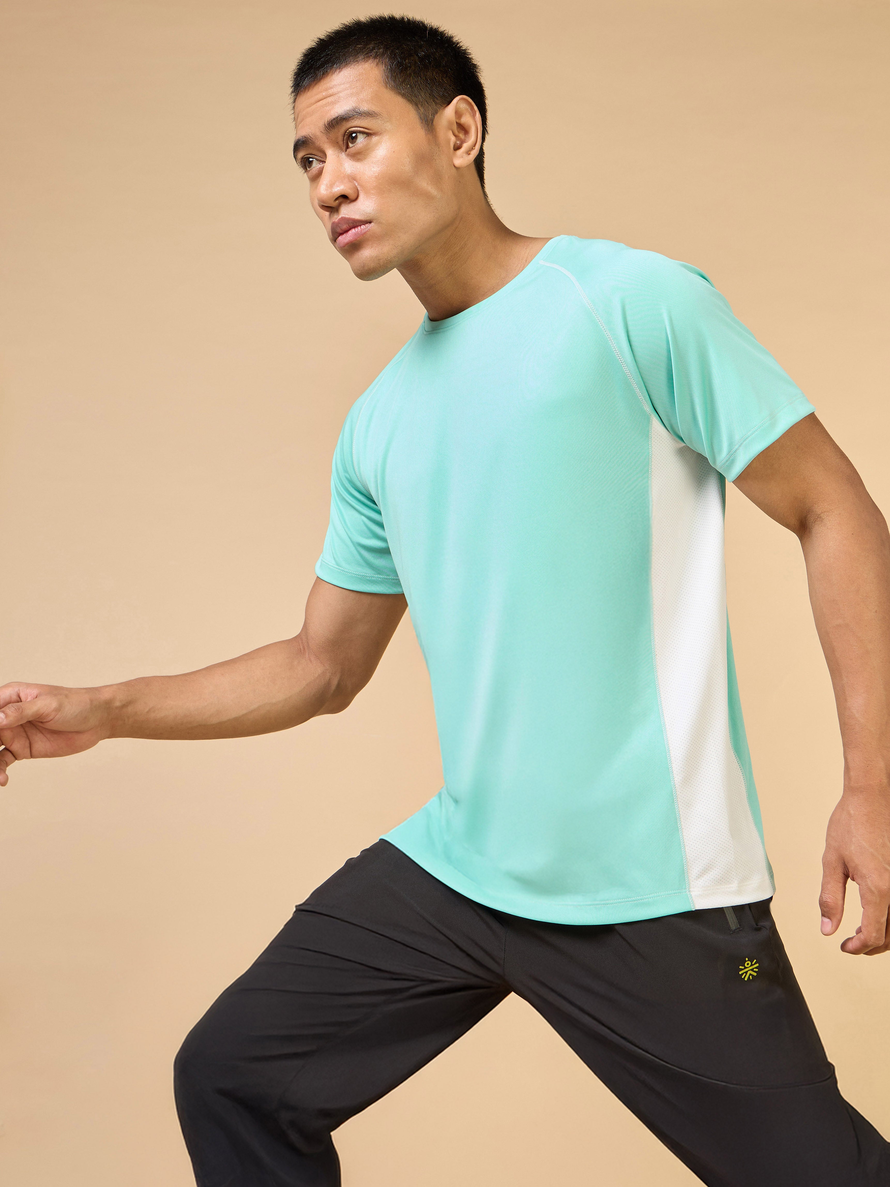Men's Turquoise Train All Sculpted T-shirt