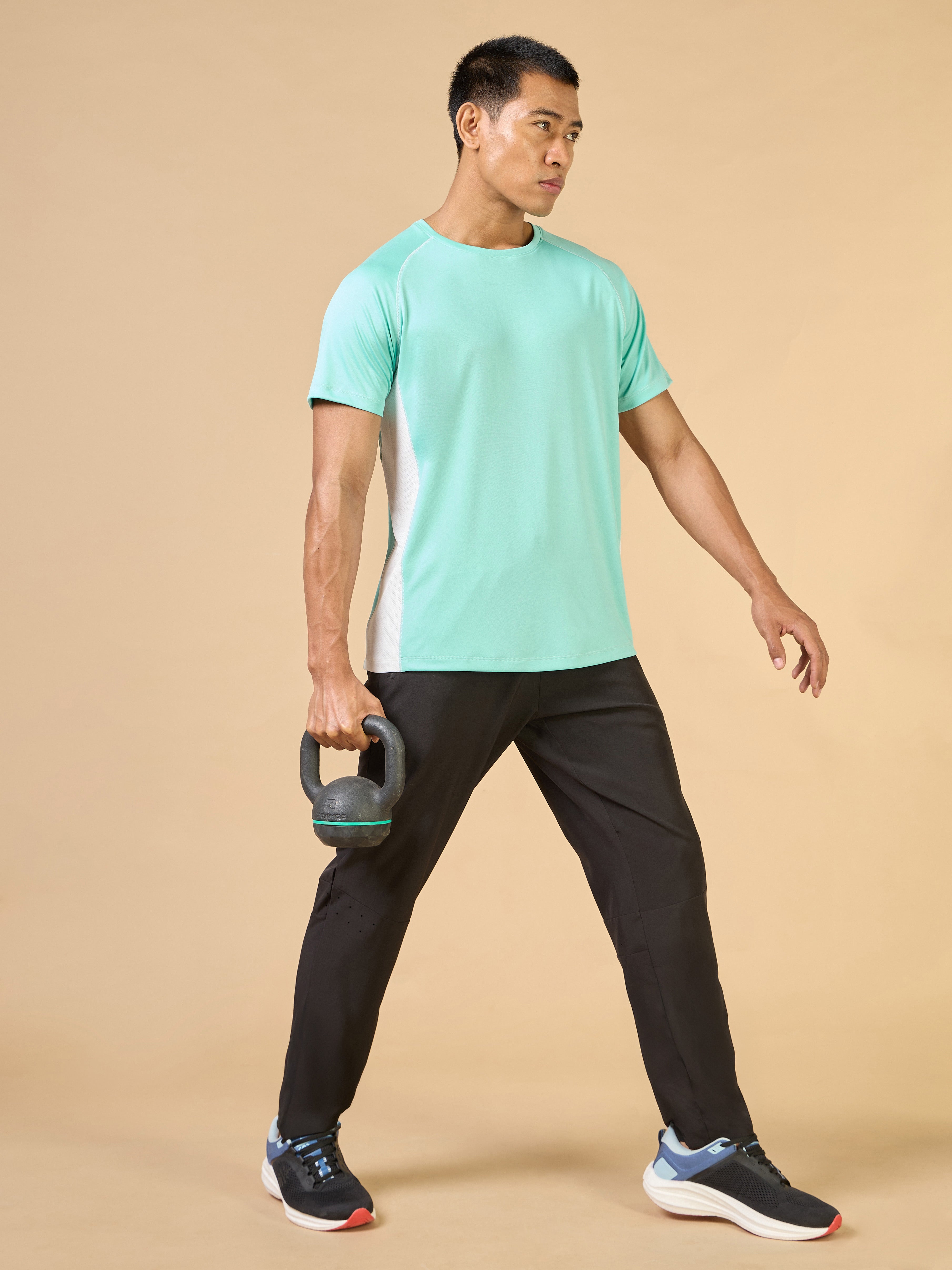 Men's Turquoise Train All Sculpted T-shirt