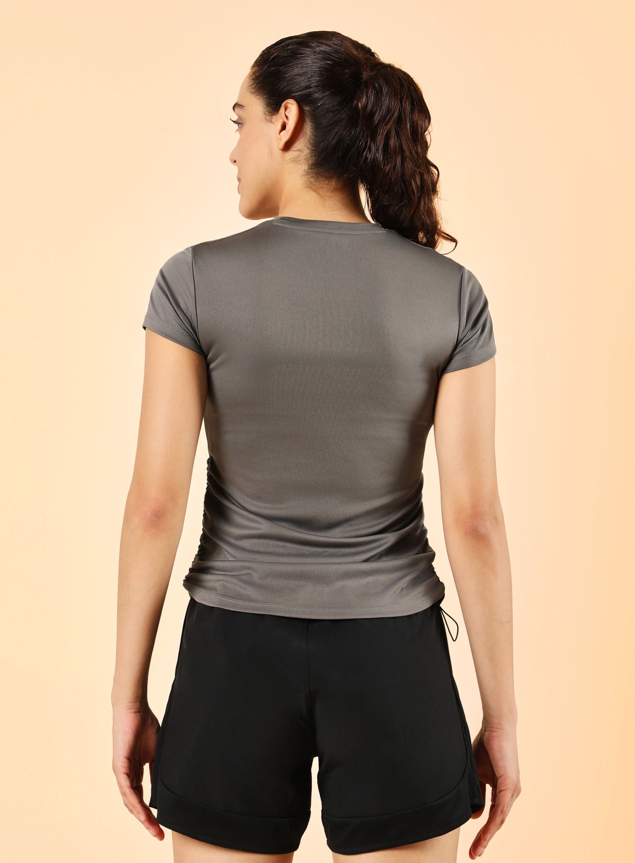 Women's Dark Grey Training Shape Shifter Top