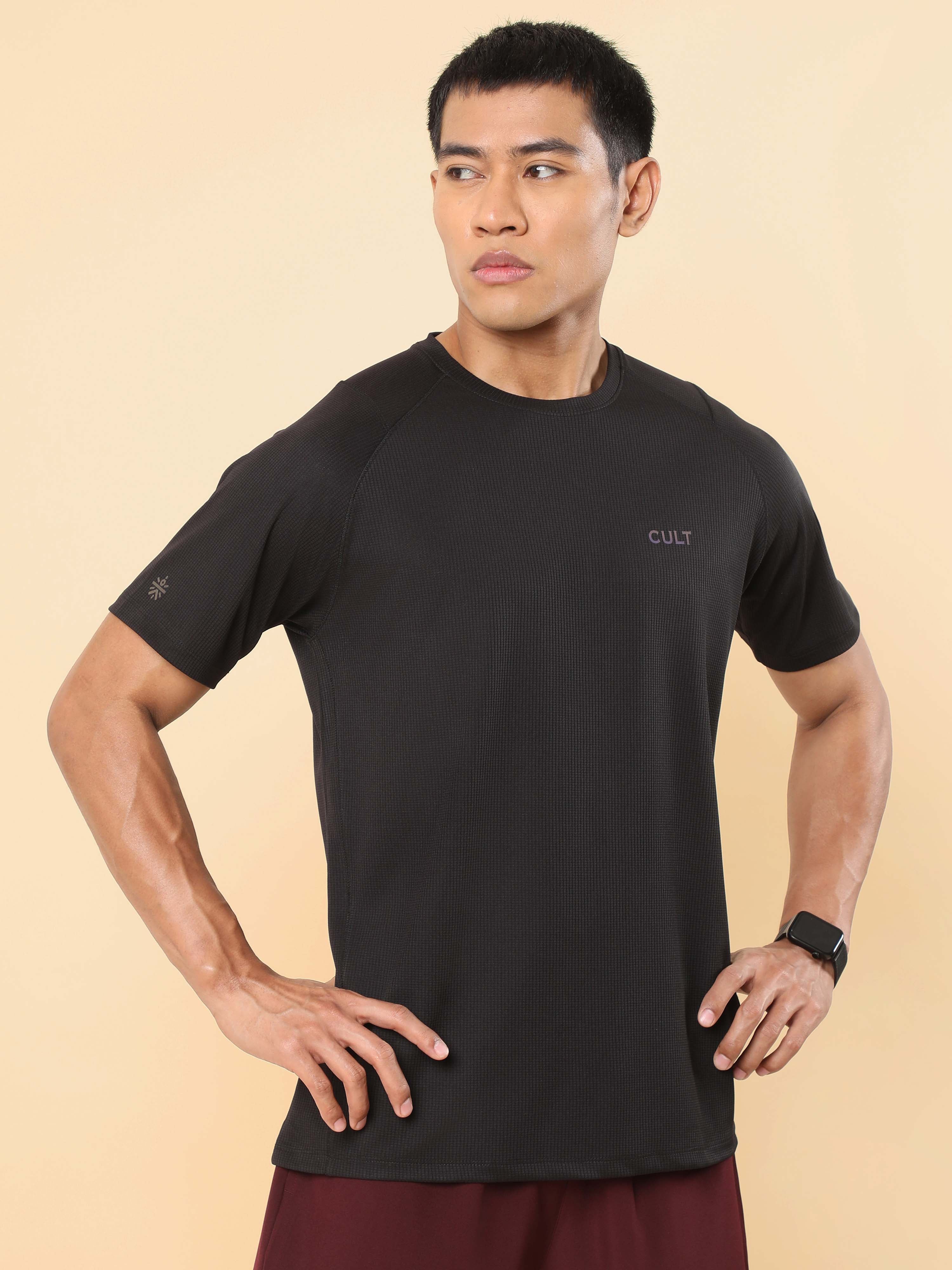 Men's Black Training All Form T-shirt