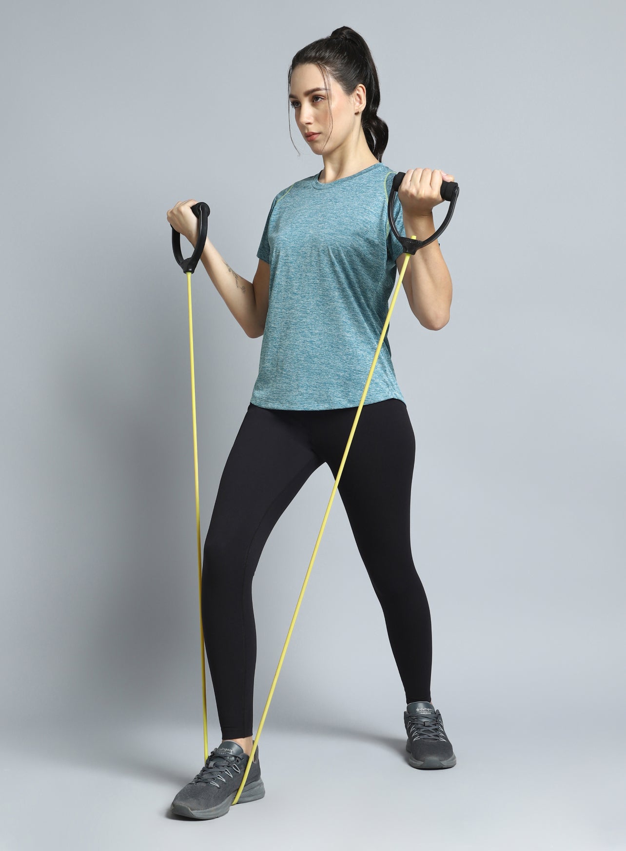 Women's Blue Training Sculpted T-shirt