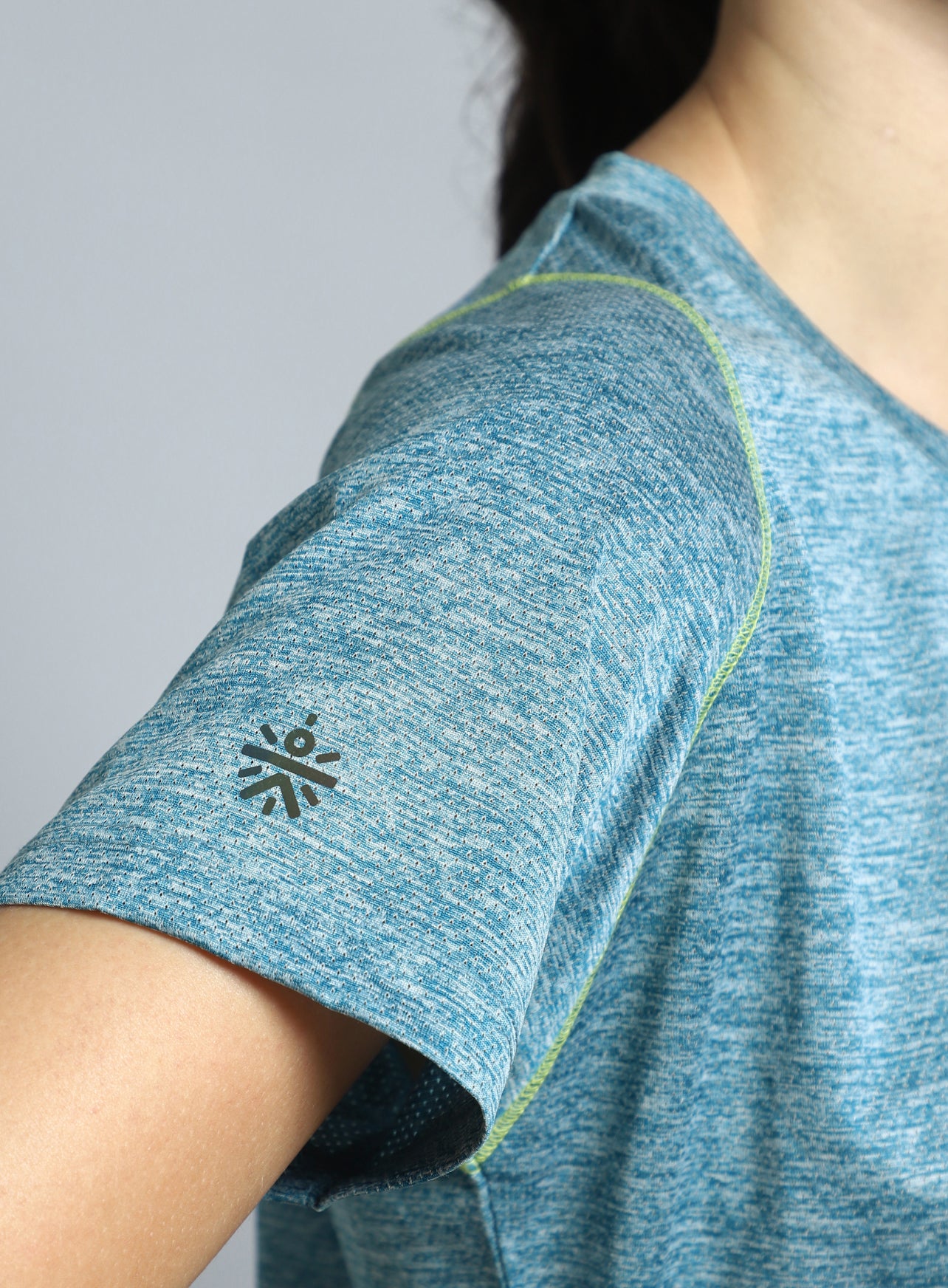 Women's Blue Training Sculpted T-shirt