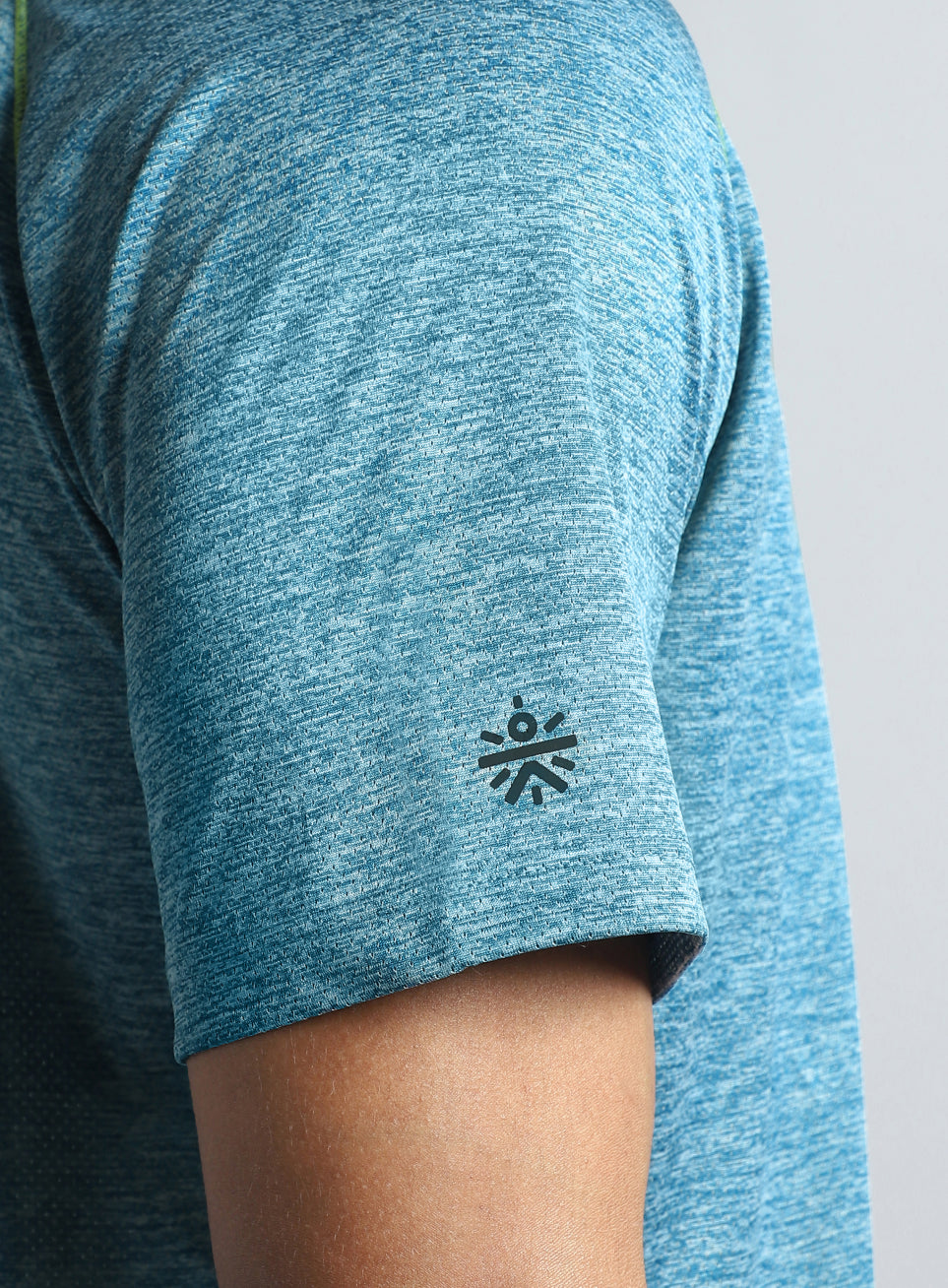 Men's Blue Training Sculpted T-shirt