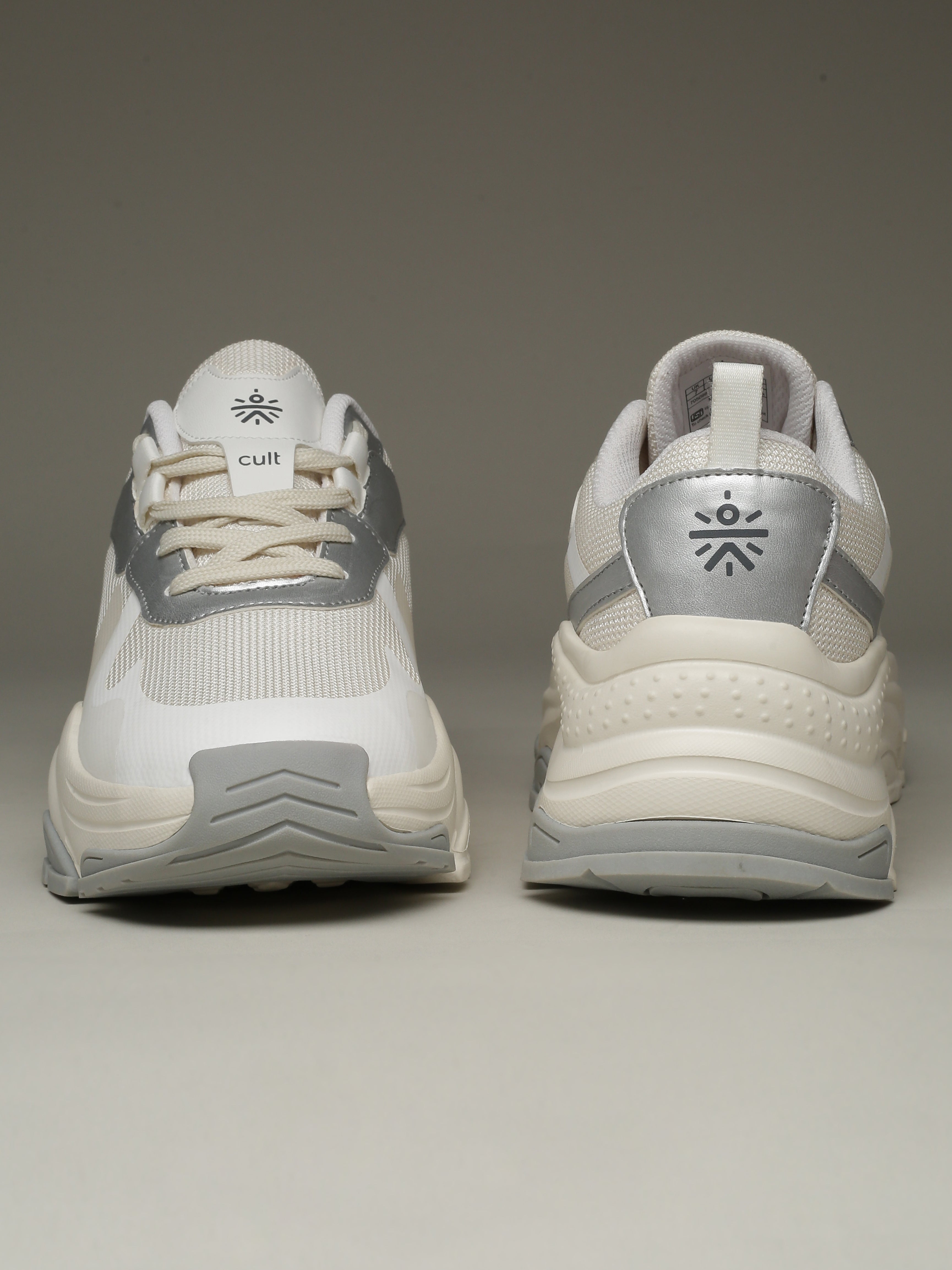 cult Women's Venus Sneakers - Off White/Silver