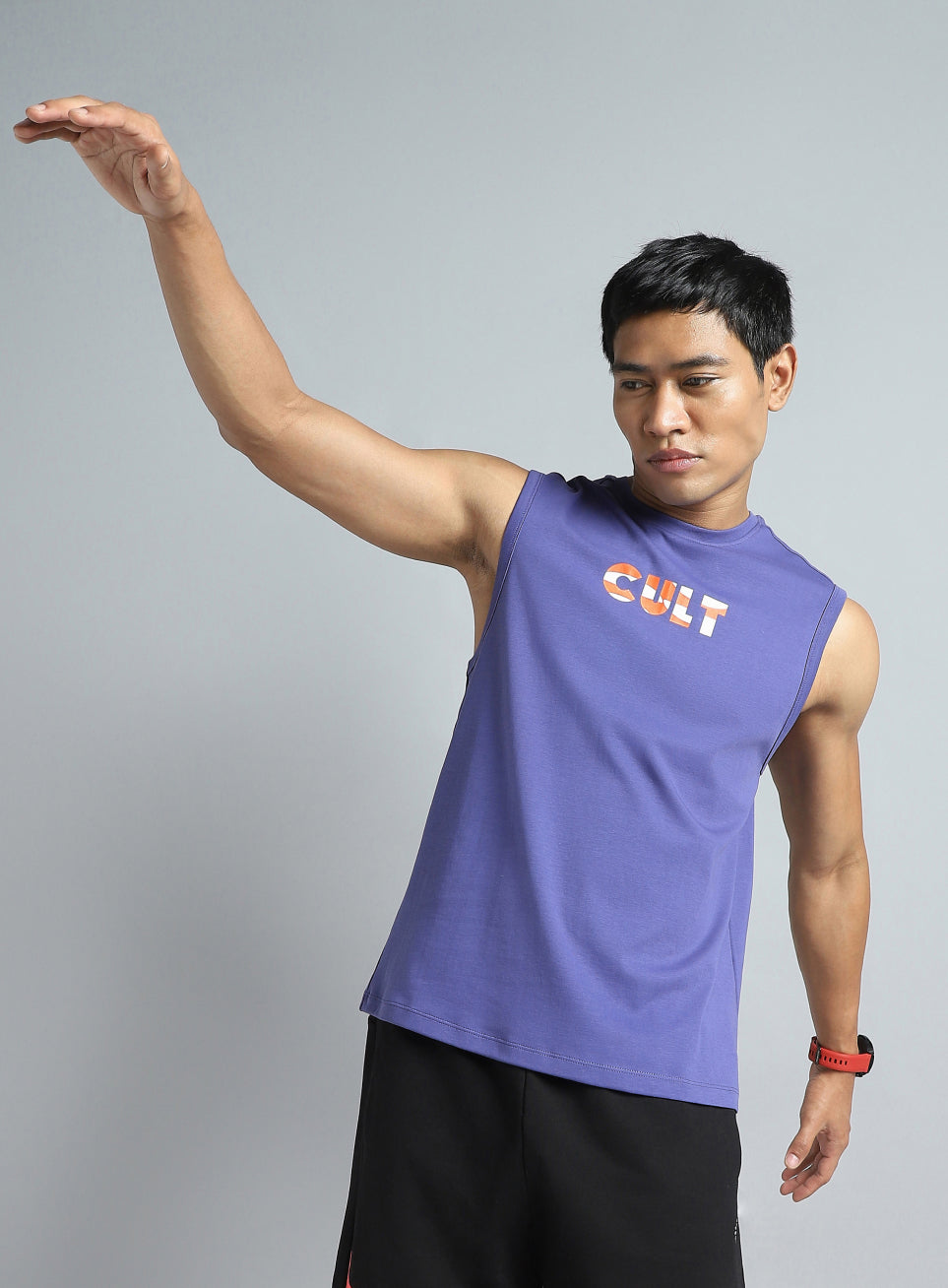 Men's Navy Dance Brand Carrier Tank
