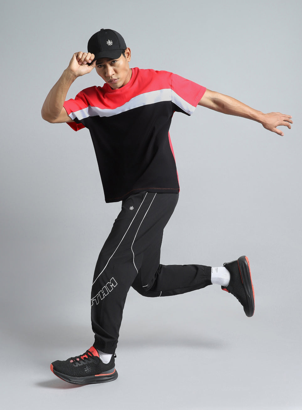 Men's Coral Dance off Colourblock T-shirt