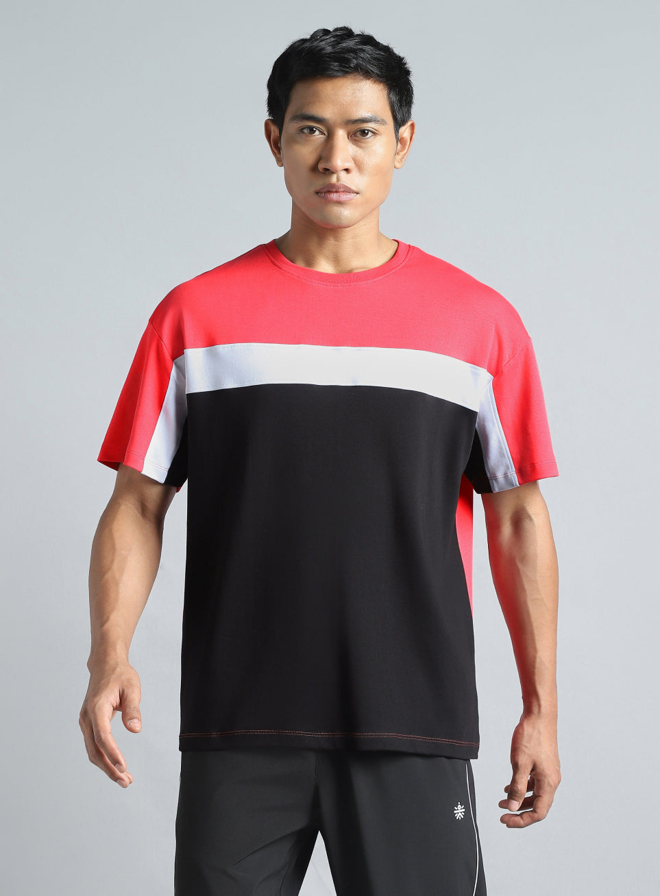 Men's Coral Dance off Colourblock T-shirt