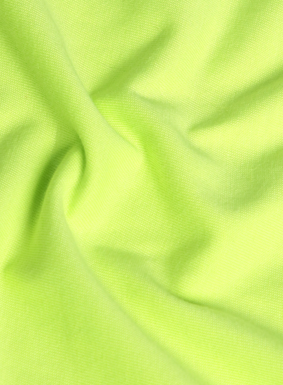 Men's Lime Cotton Plus Size Everyday Regular Fit T-shirt