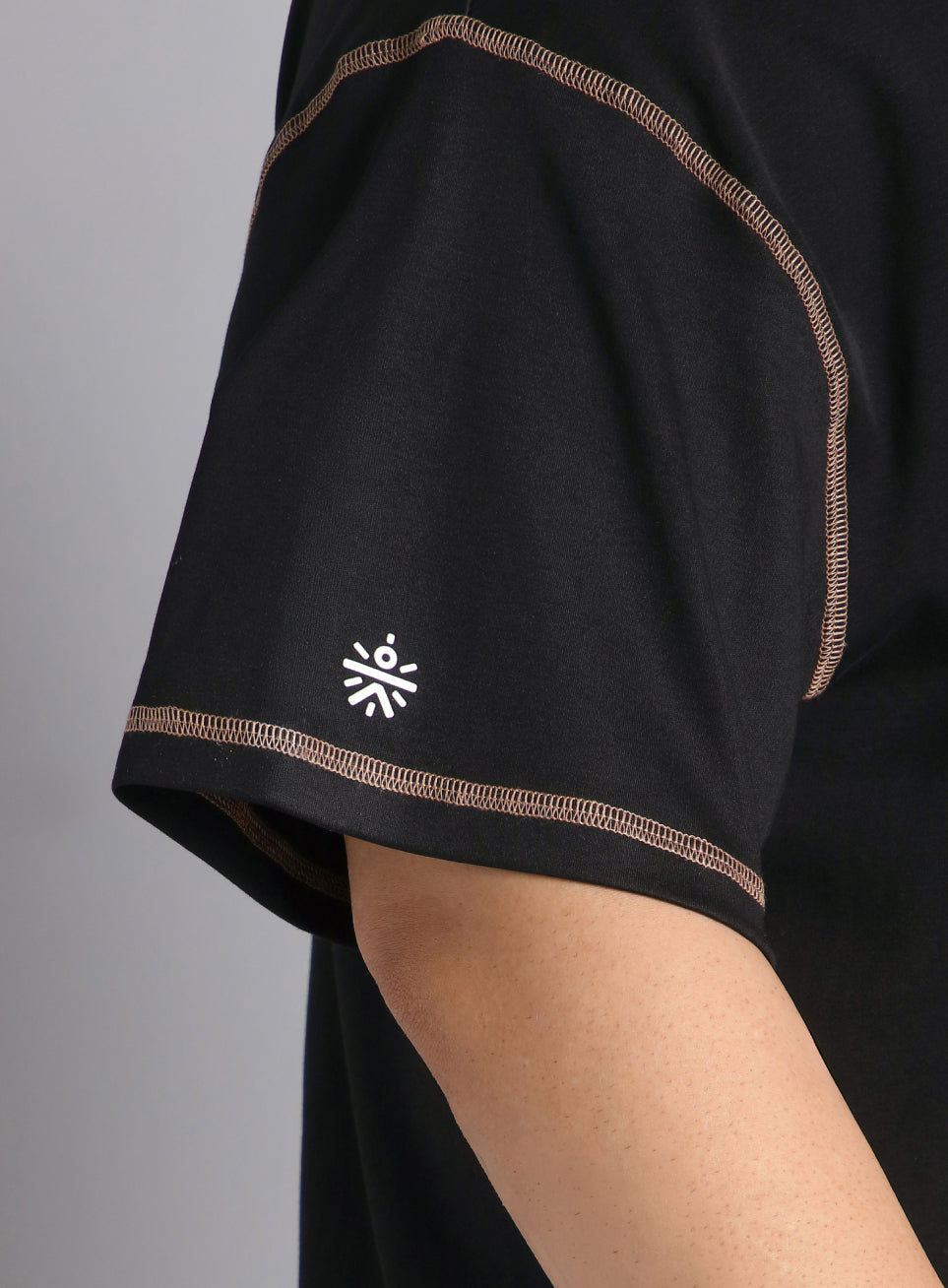 Men's Black Play Day Plus Size Oversized fit T-shirt