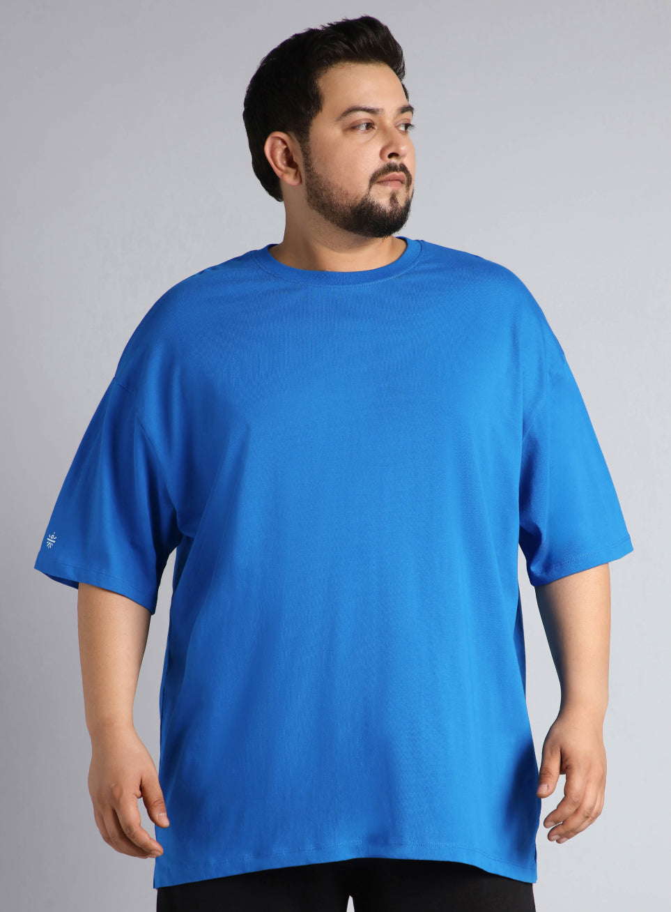Men's Blue One More Rep Graphic Plus Size Oversized fit T-shirt