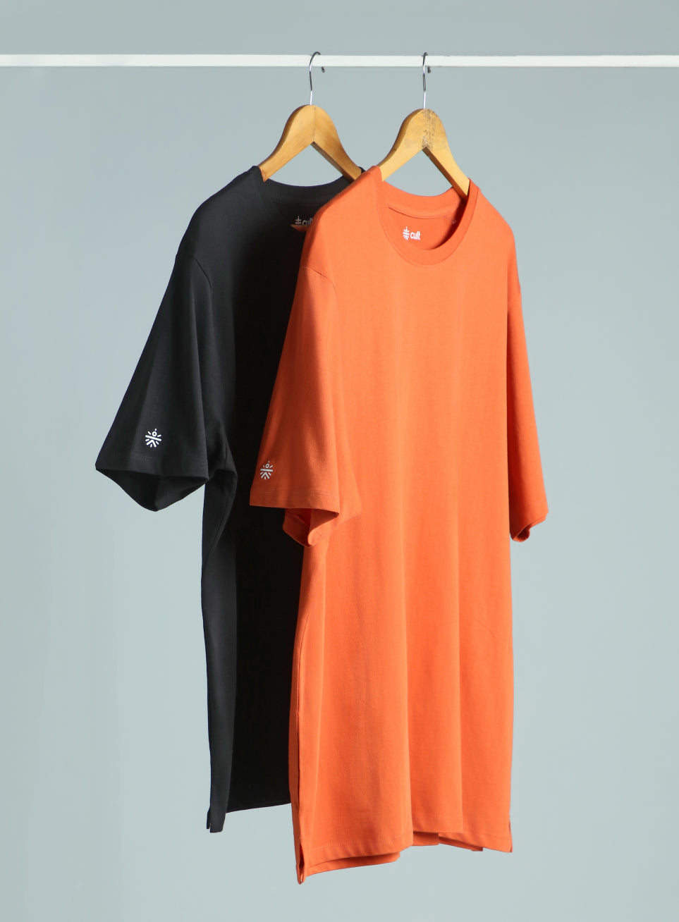 Men's Cult Essential Cotton Plus Size Pack of 2 Regular fit T-shirt