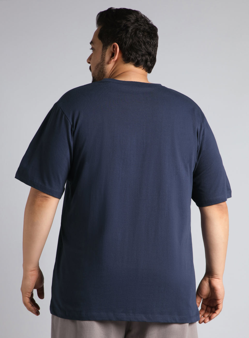 Men's Cult Essential Cotton Plus Size Pack of 2 Regular fit T-shirt