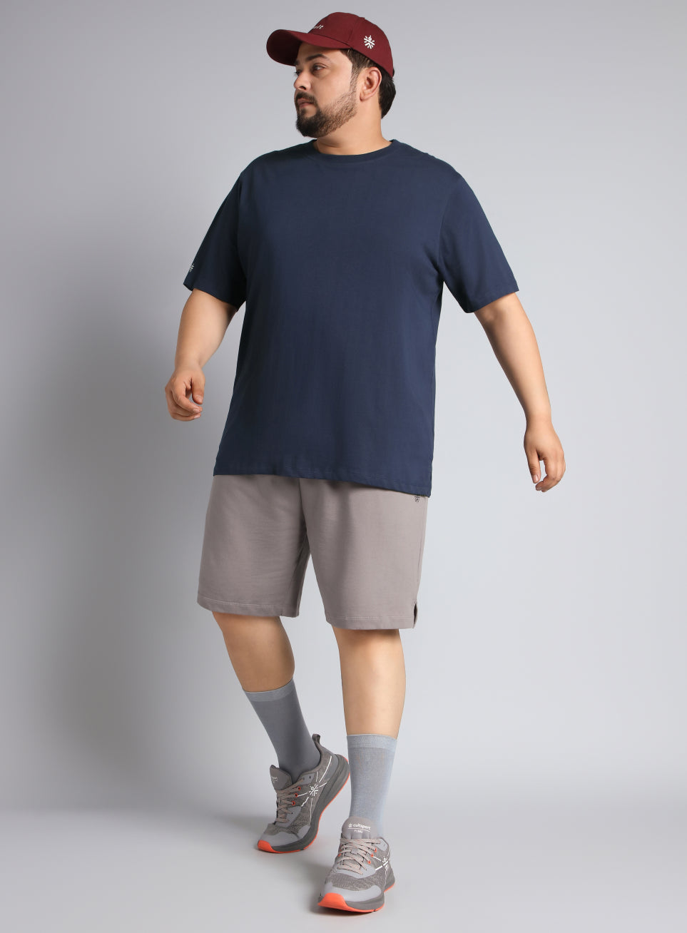 Men's Cult Essential Cotton Plus Size Pack of 2 Regular fit T-shirt