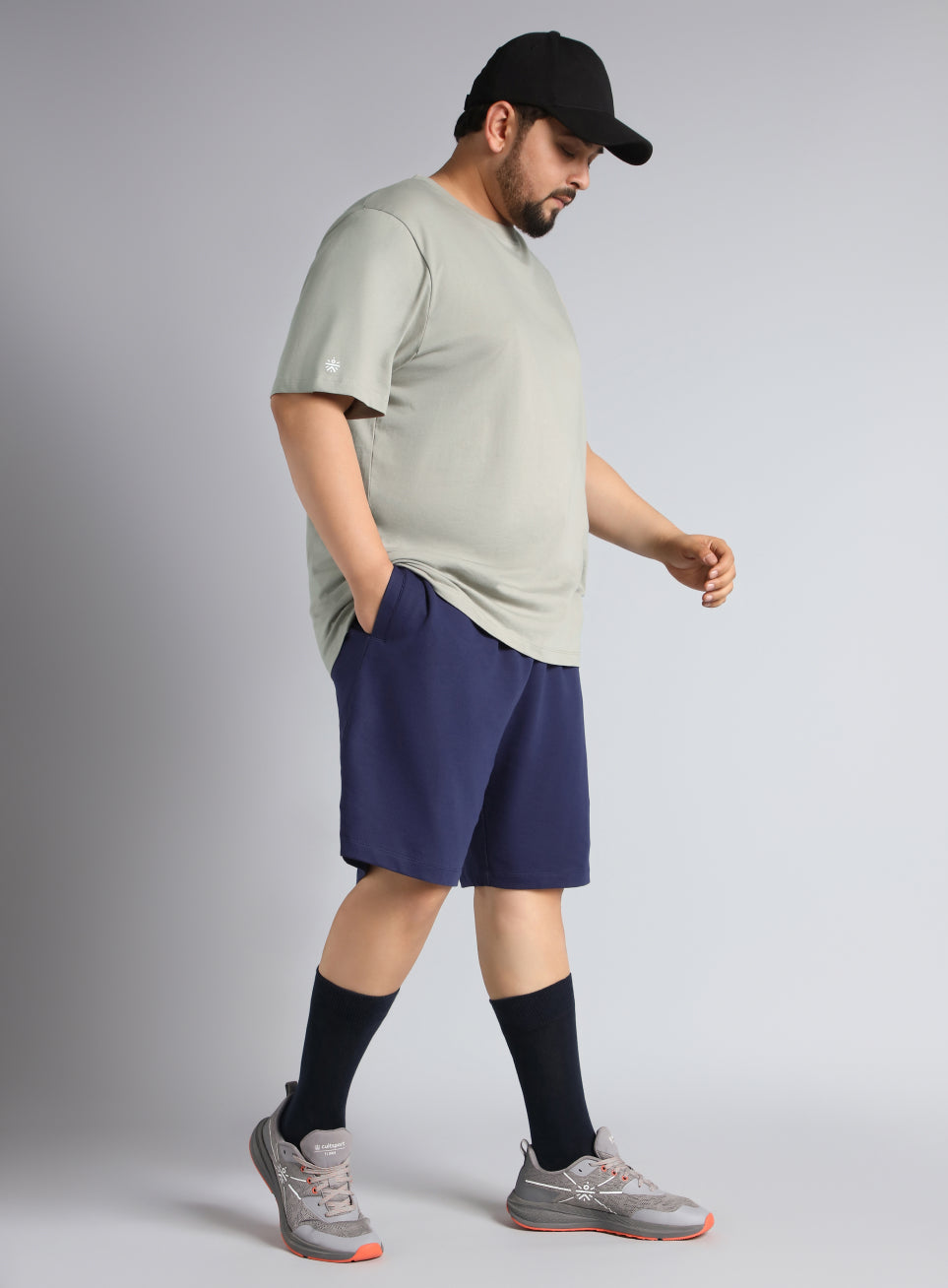 Men's Cult Essential Cotton Plus Size Pack of 2 Regular fit T-shirt