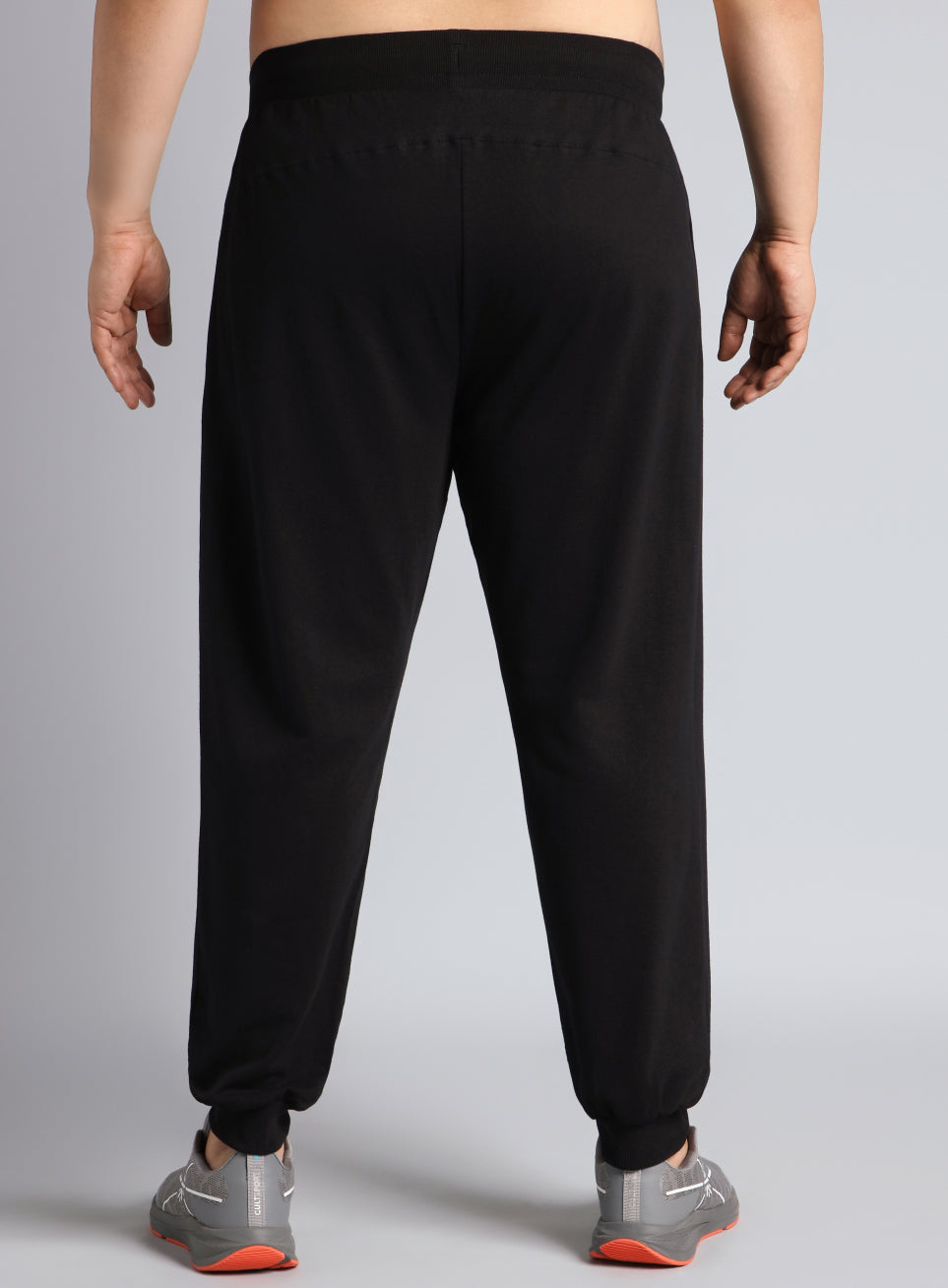 Men's Black Plus Size Training Essential Joggers