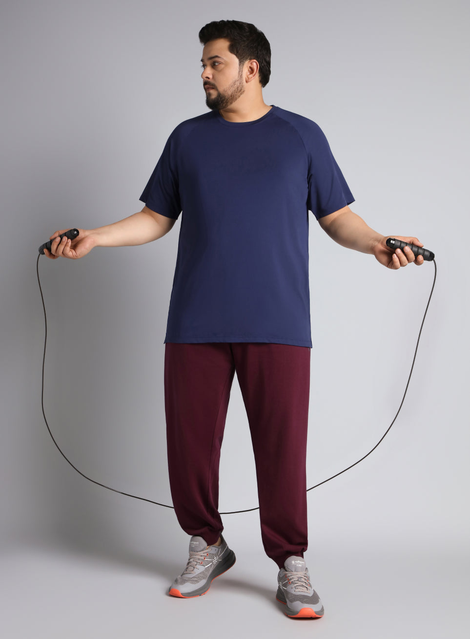 Men's Maroon Plus Size Training Essential Joggers