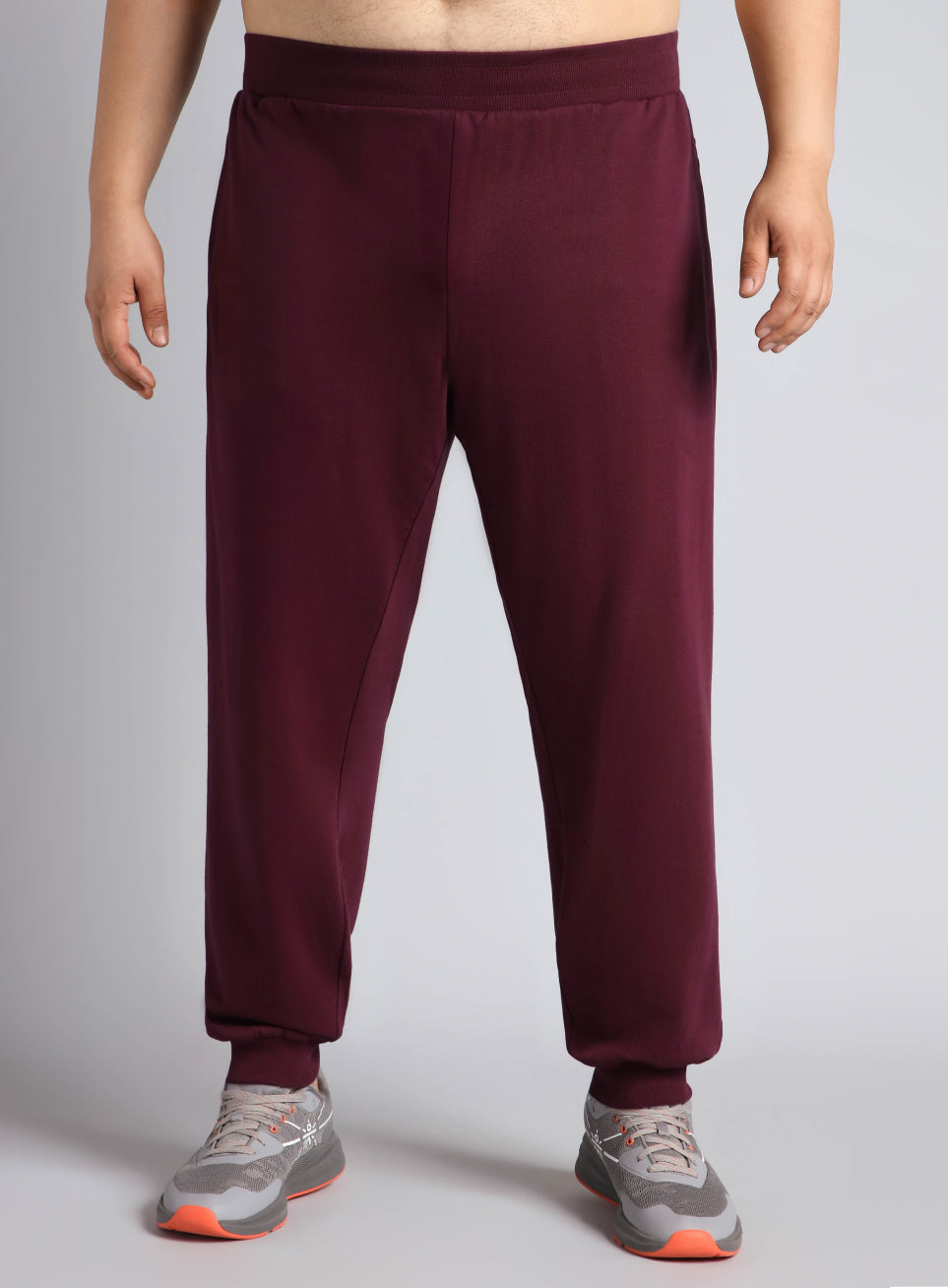 Men's Maroon Plus Size Training Essential Joggers