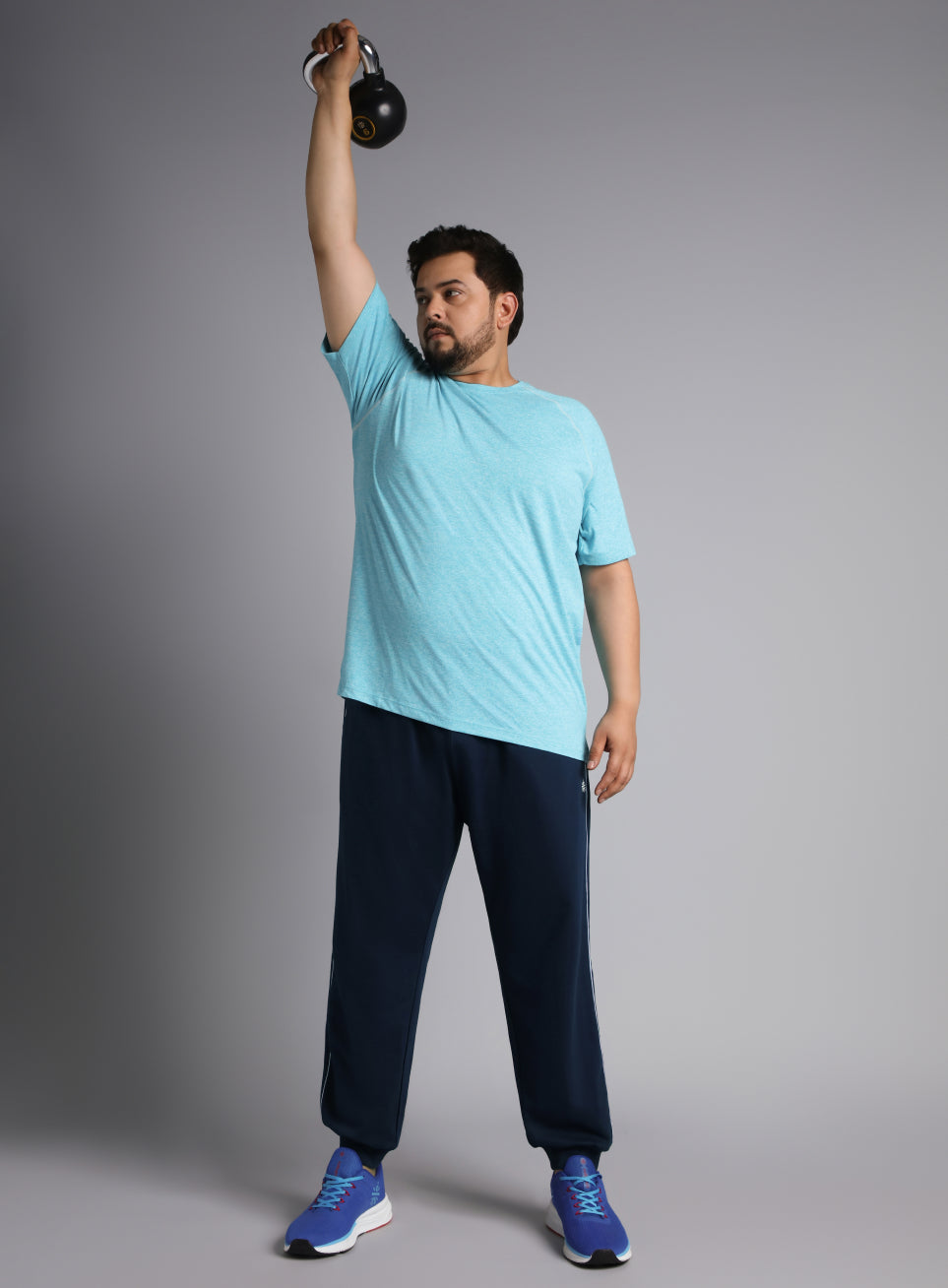 Men's Navy Level Up Plus Size Joggers