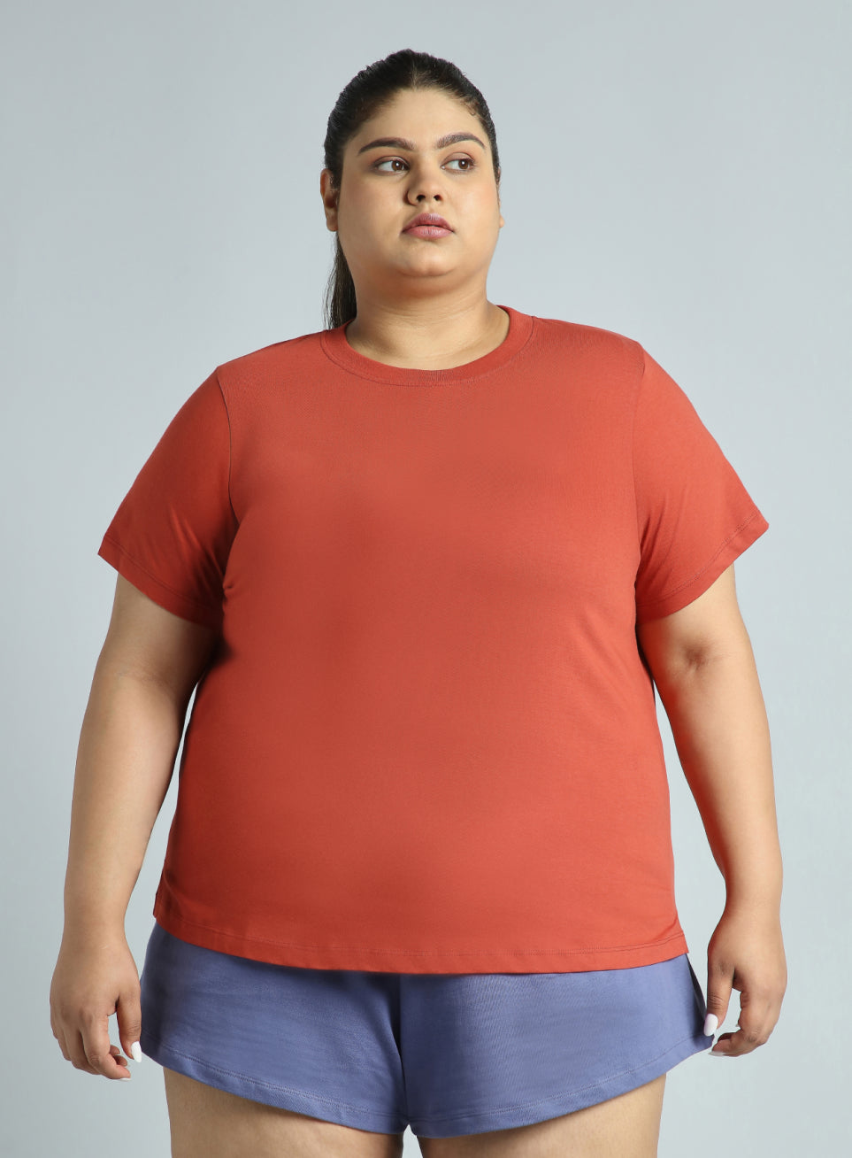 Women's Cult Essential Cotton Plus Size Pack of 2 Regular Fit T-shirts