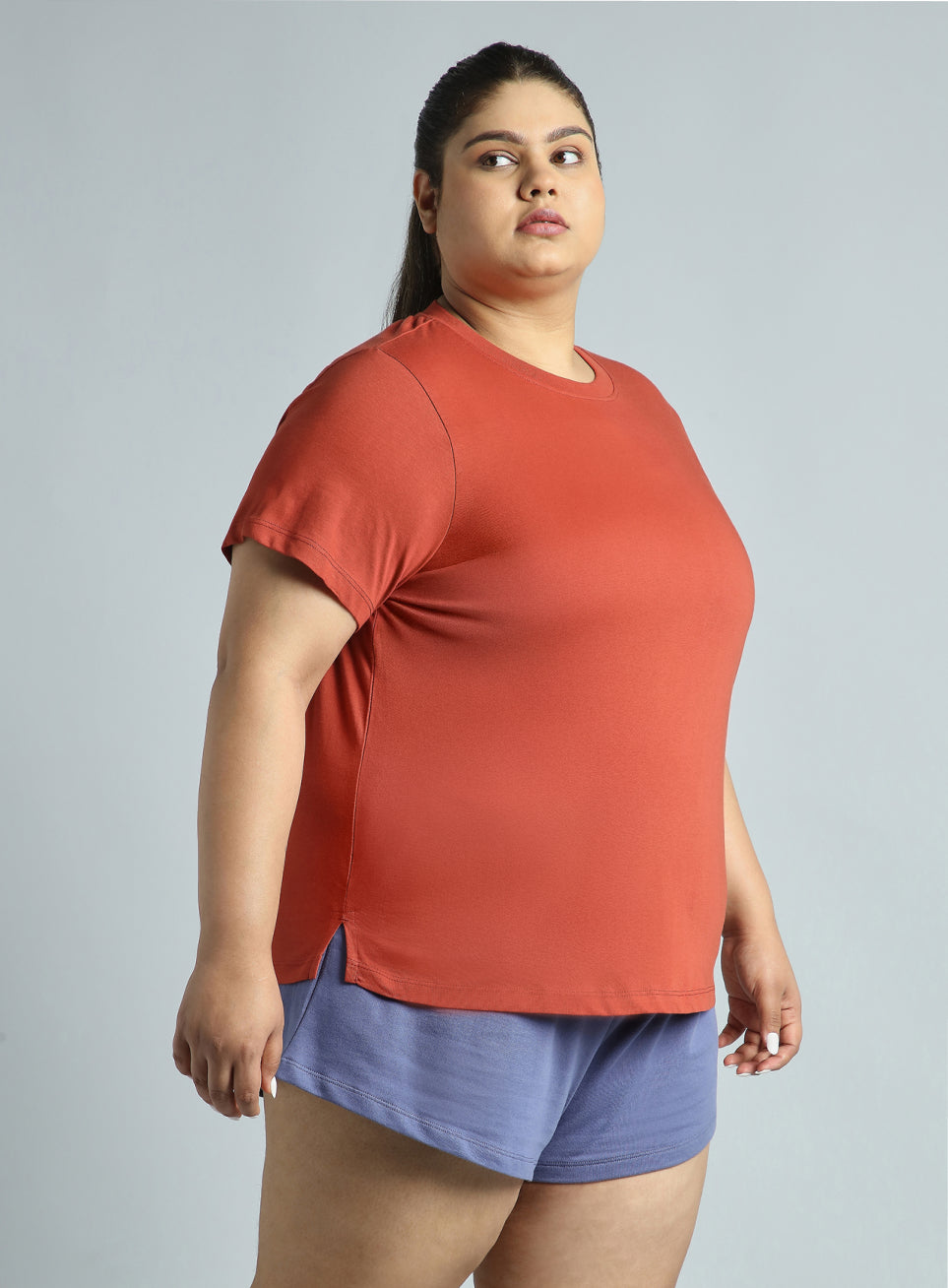 Women's Cult Essential Cotton Plus Size Pack of 2 Regular Fit T-shirts