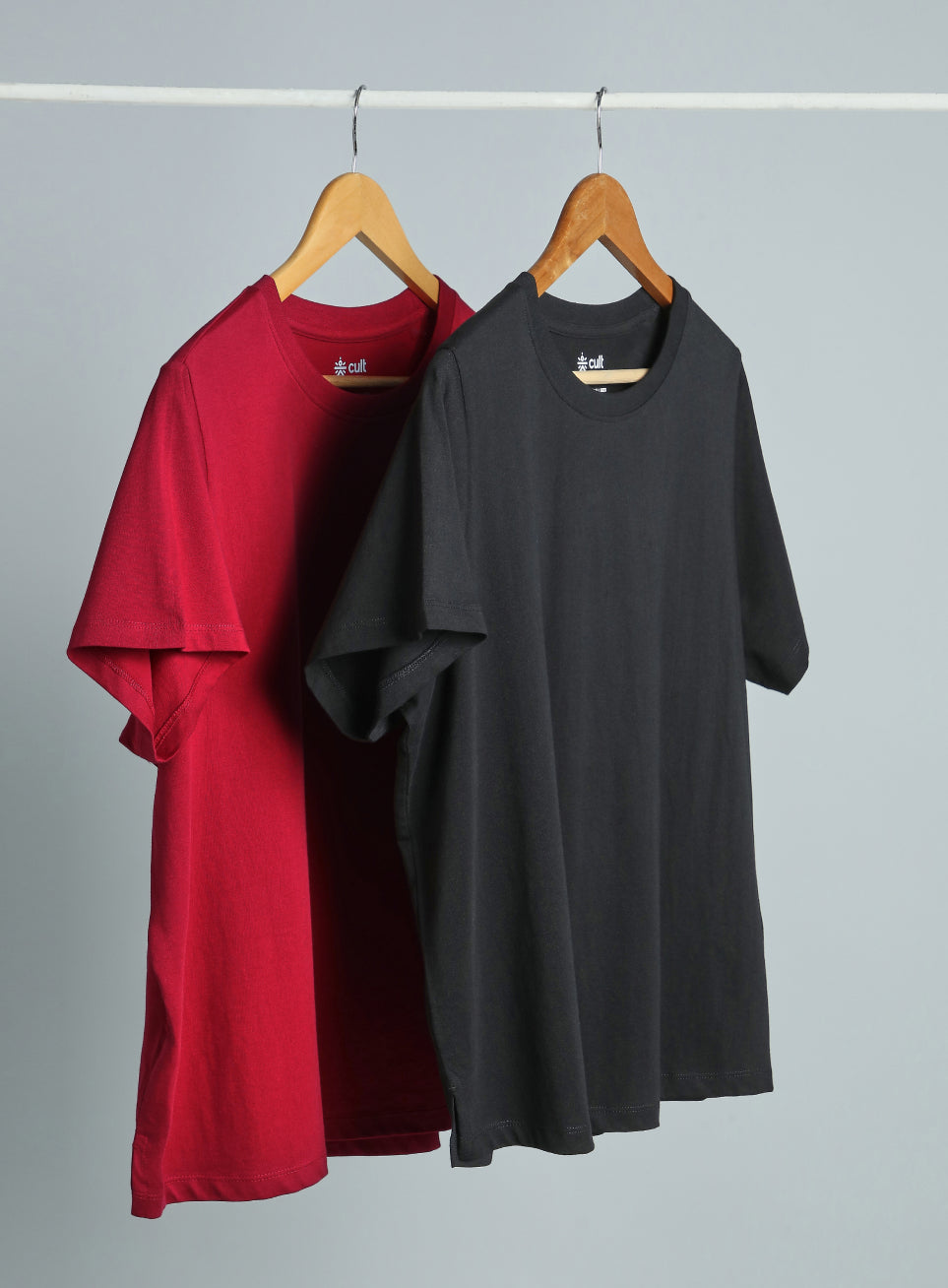 Women's Cult Essential Cotton Plus Size Pack of 2 Regular Fit T-shirts