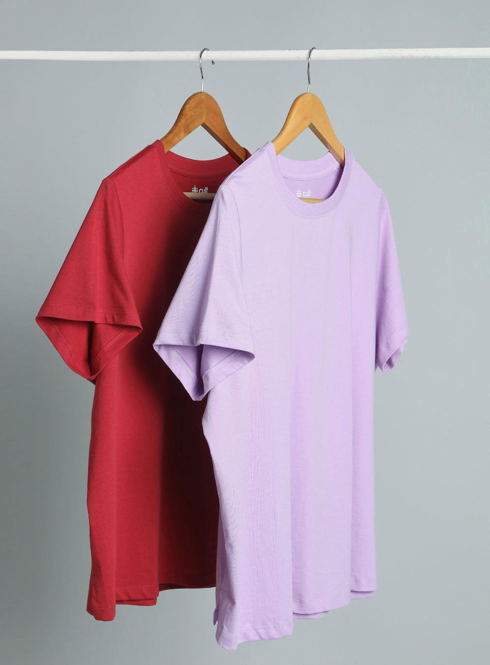 Women's Cult Essential Cotton Plus Size Pack of 2 Regular Fit T-shirts