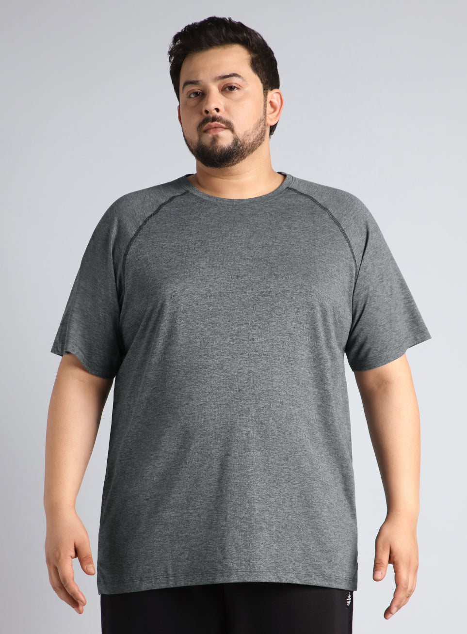 Men's Black Flex Plus Size COMFORtech Regular fit T-shirt