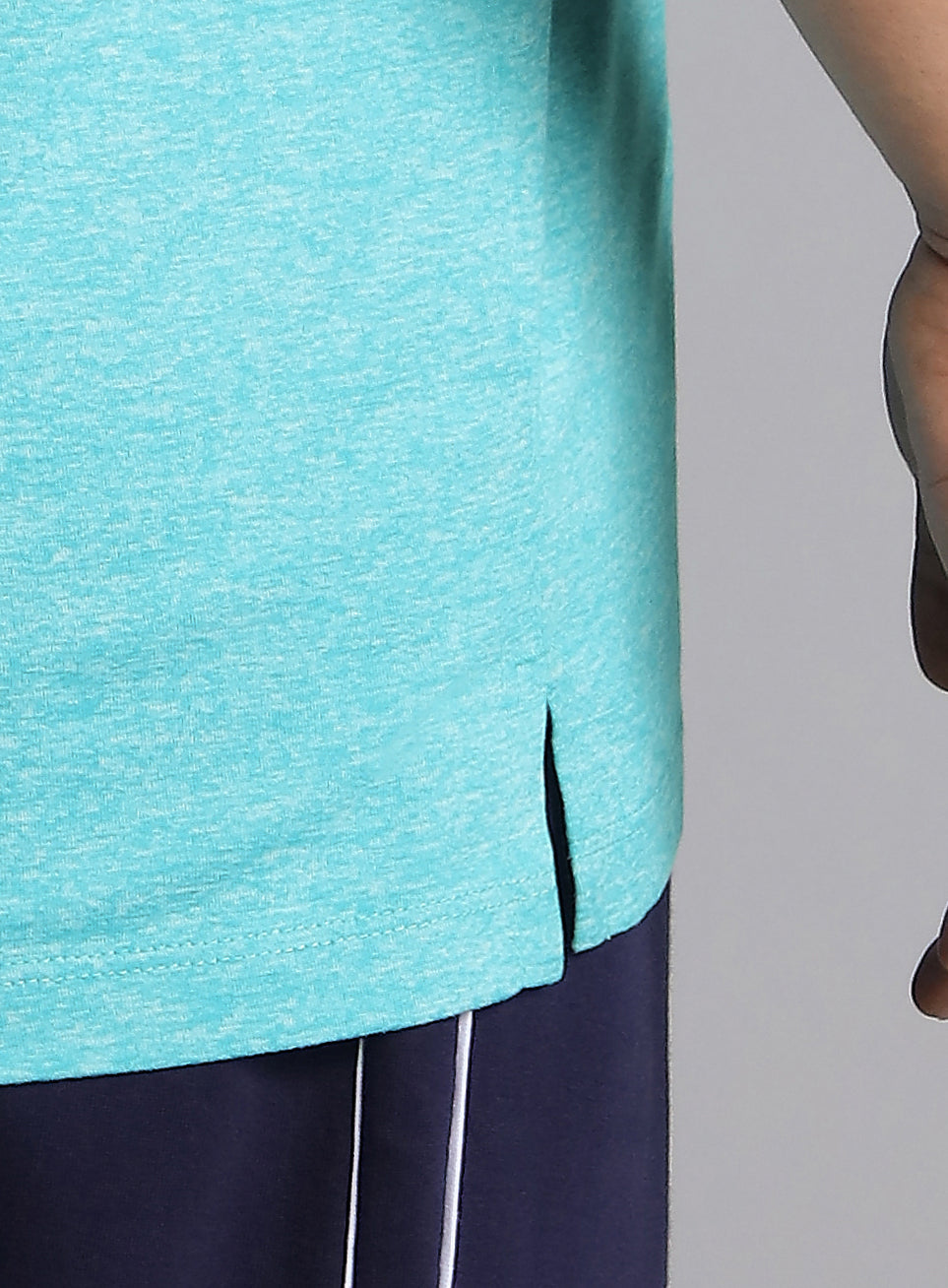 Men's Blue Flex Plus Size COMFORtech Regular fit T-shirt