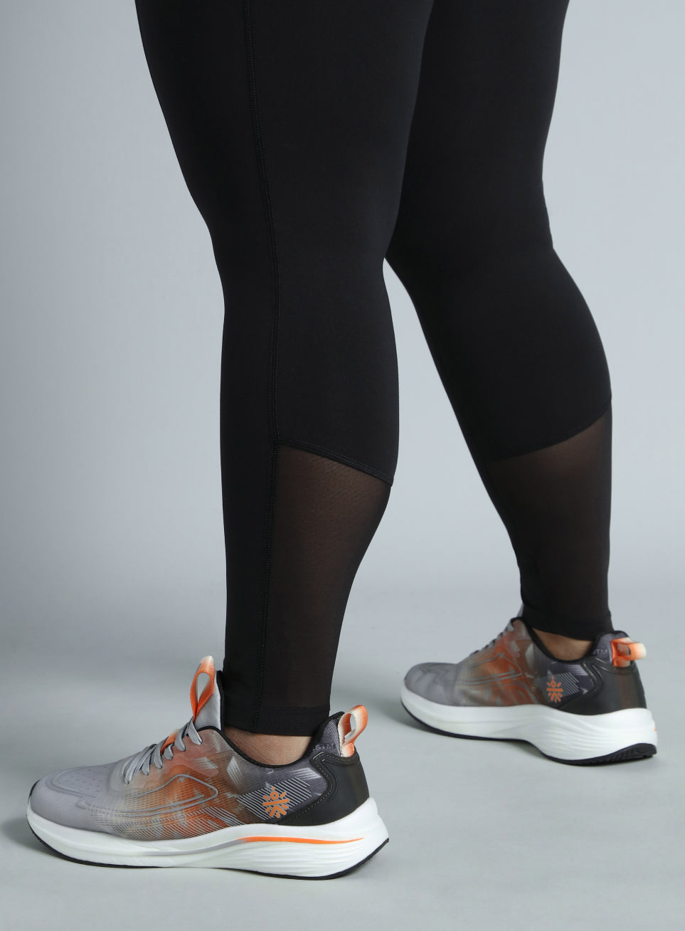 Women's Black Running Essential Plus Size Tights