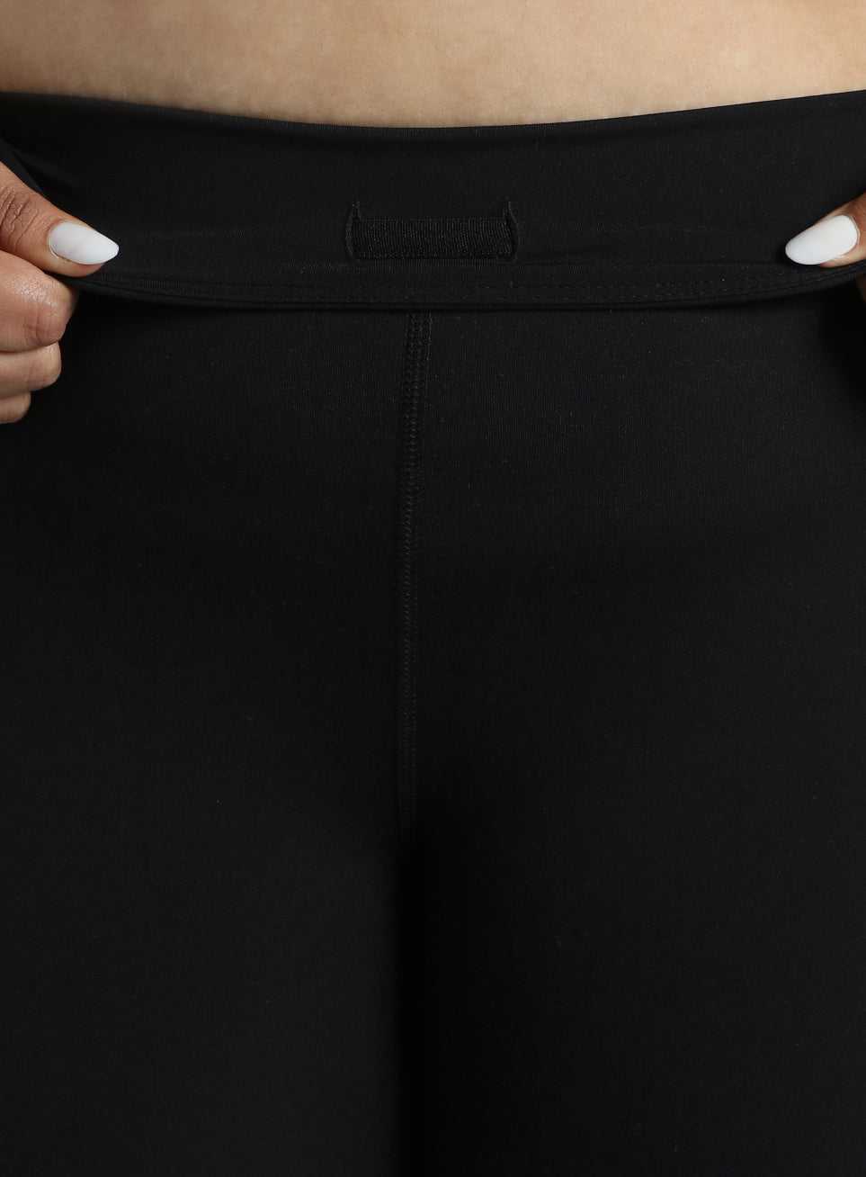 Women's Black Running Essential Plus Size Tights