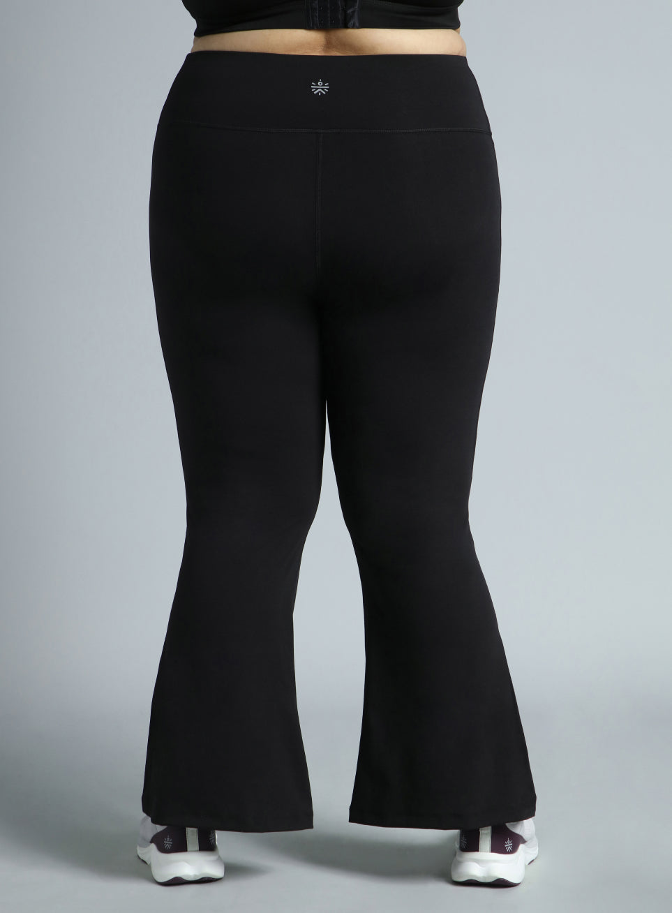 Women's Black All Format Training Plus Size Flared Pants