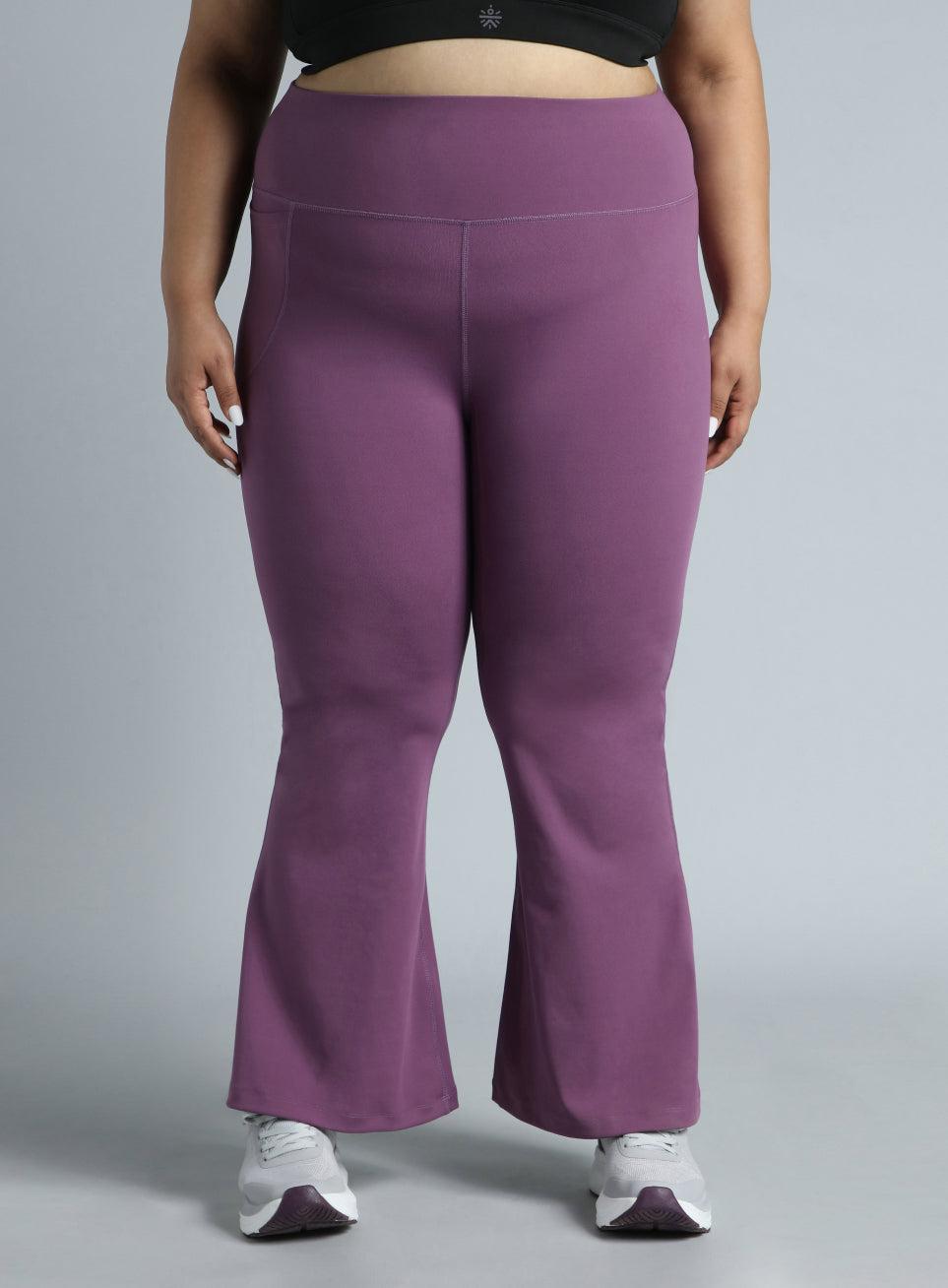 Women's Pink All Format Training Plus Size Flared Pants