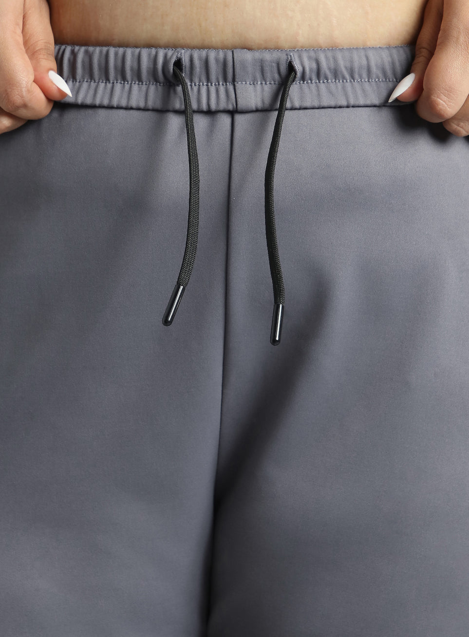 Women's Dark Grey Plus Size Everyday Essential Cotton Joggers