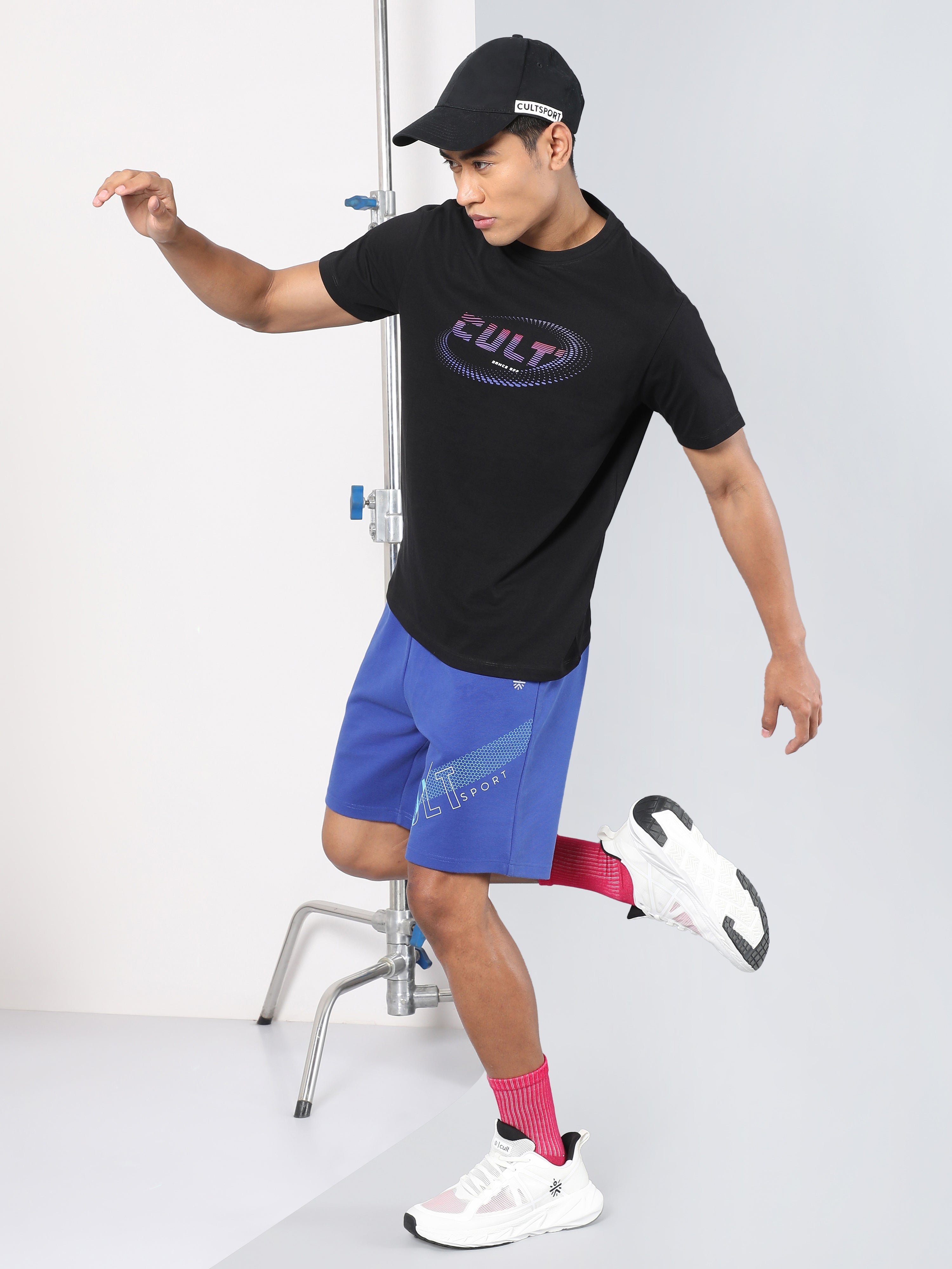 Men's Black Dance Off Print T-shirt