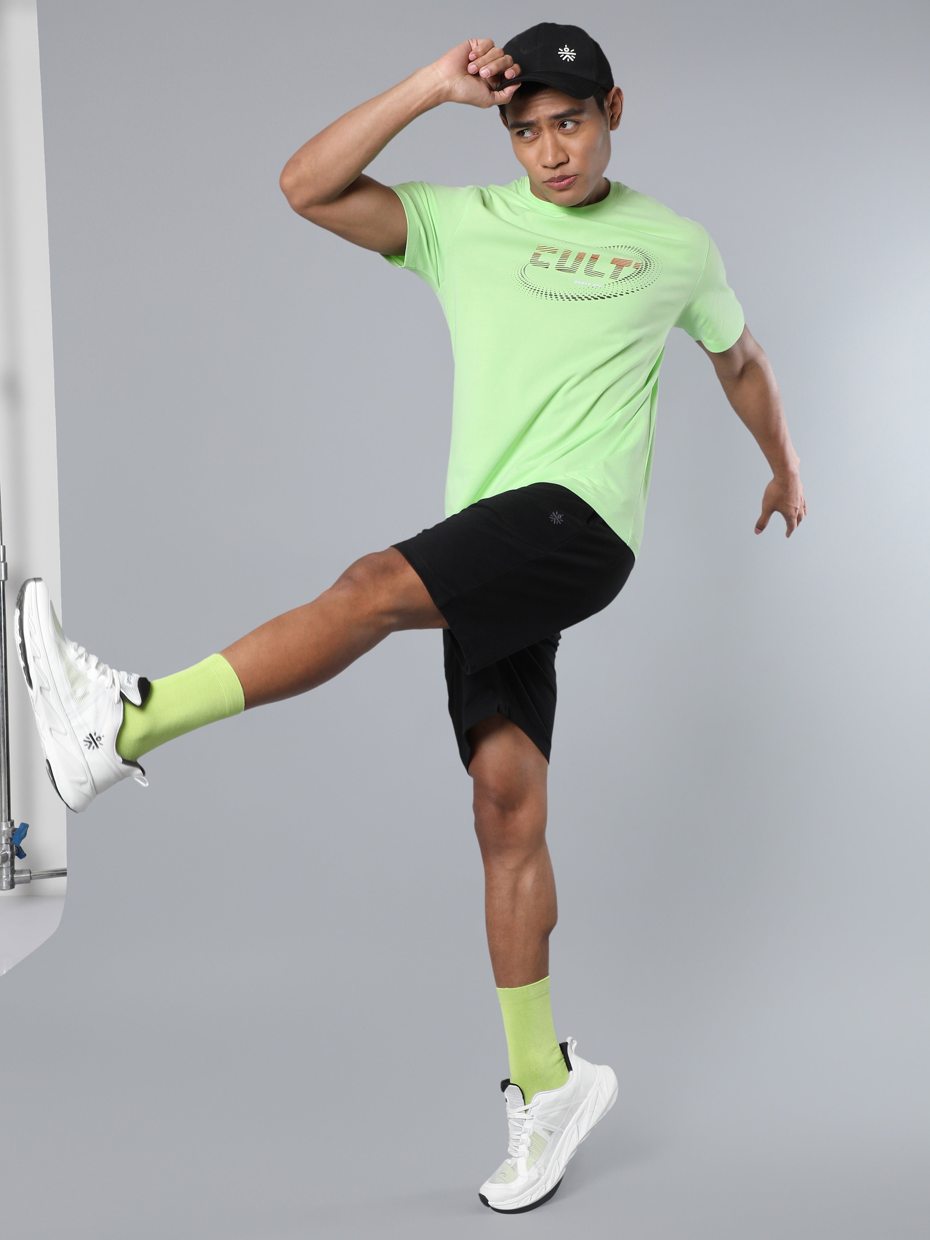 Men's Lime Dance Off Print T-shirt
