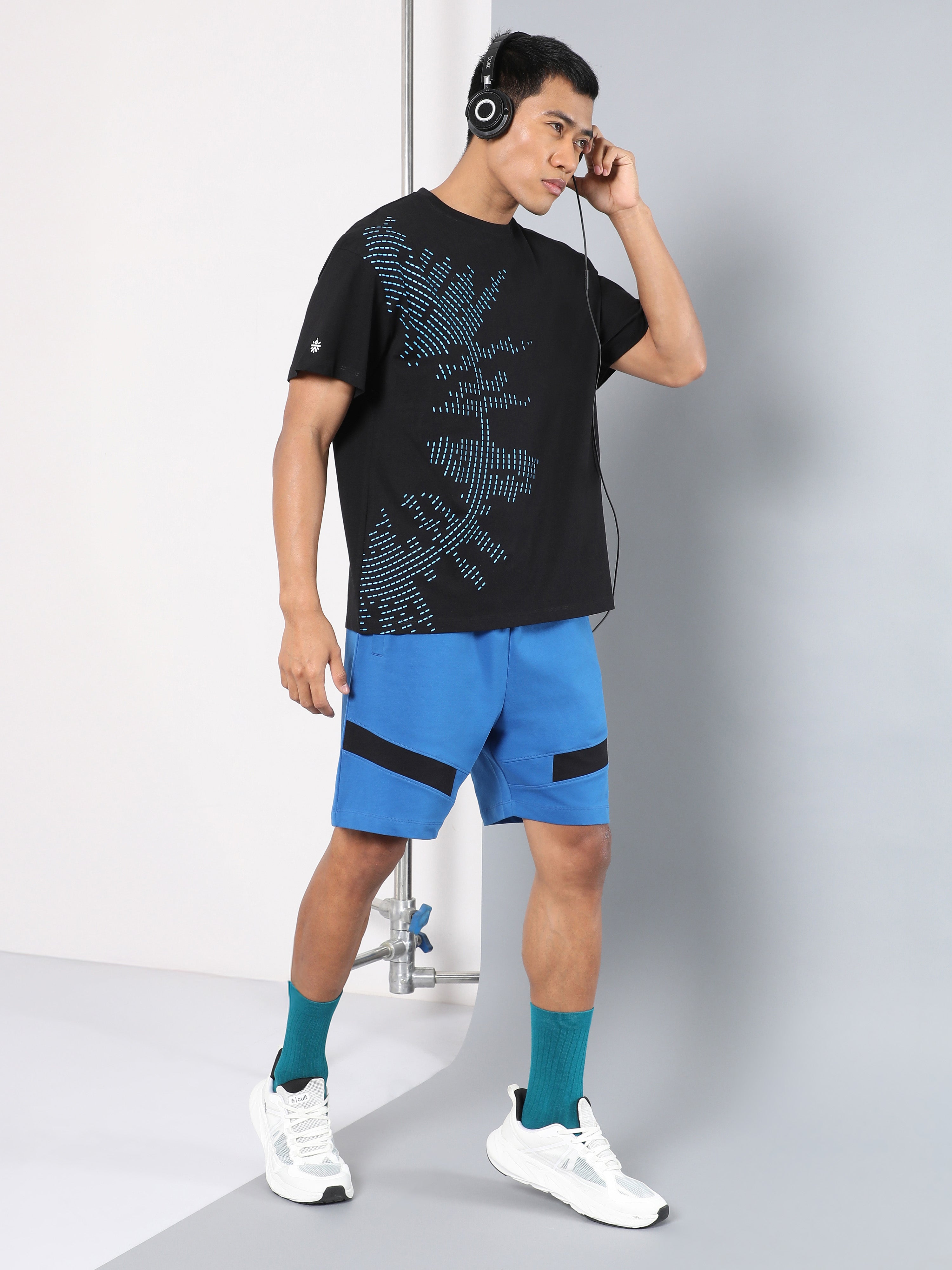 Men's Black Beat it Relaxed fit T-shirt