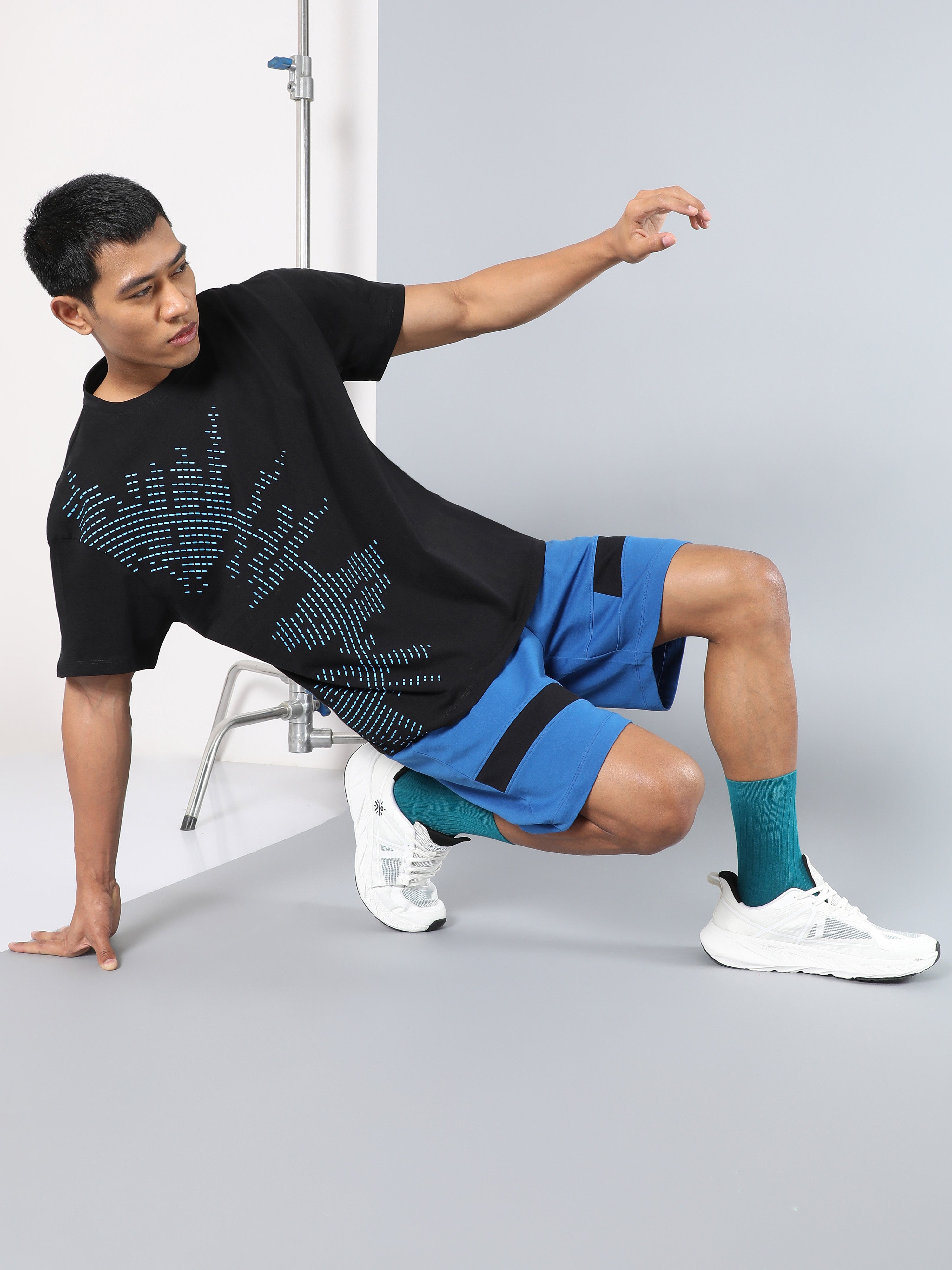 Men's Black Beat it Relaxed fit T-shirt