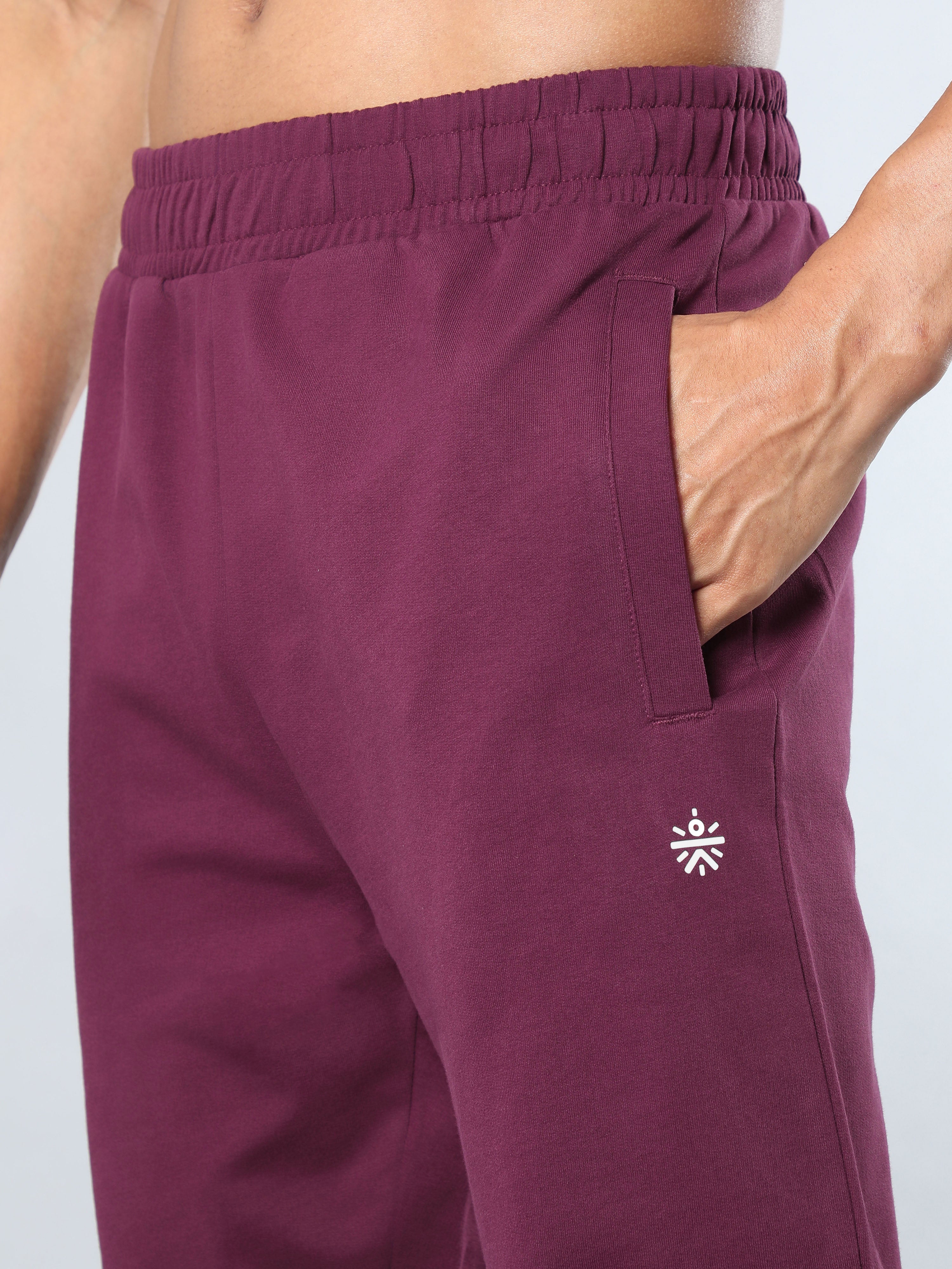 Men's Maroon Move it Joggers