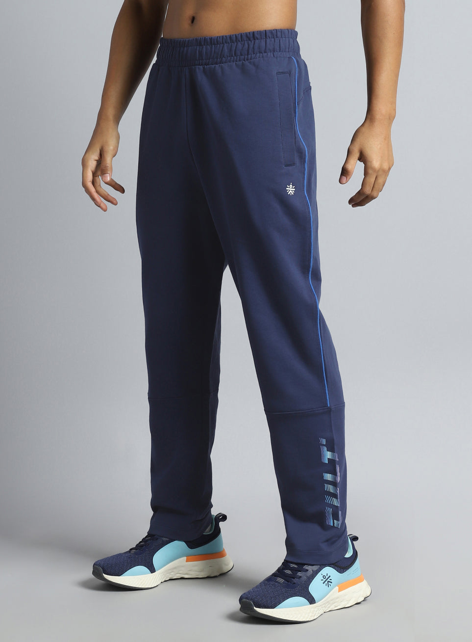 Men's Blue Dance Brand Carrier Trackpants