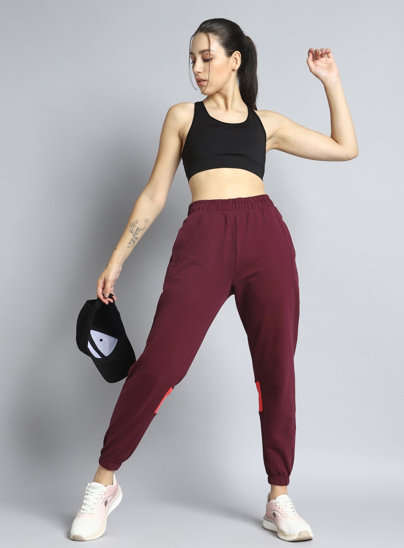 Women's Maroon Move it Joggers
