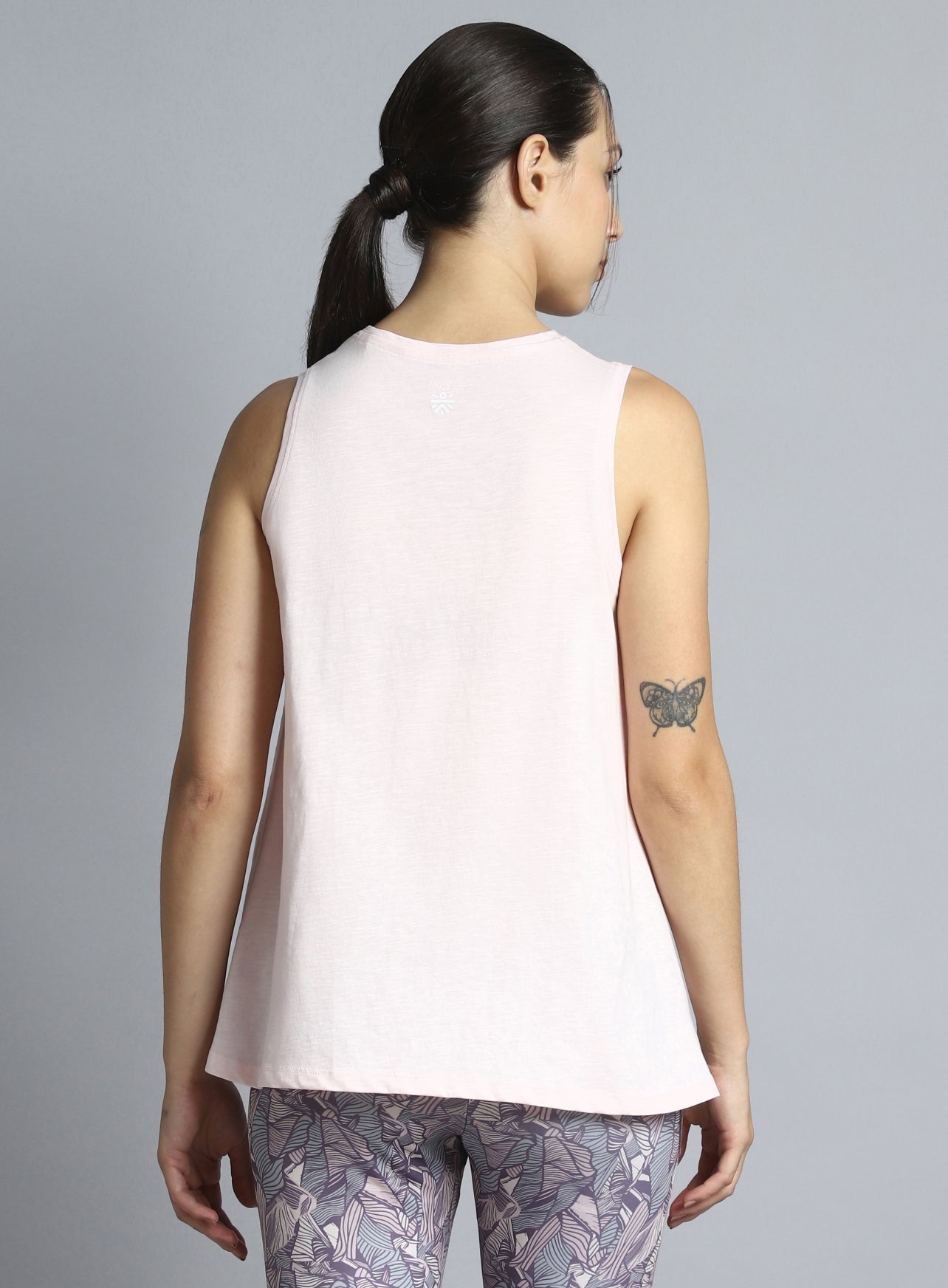 Women's Pink Yoga Flow Tank